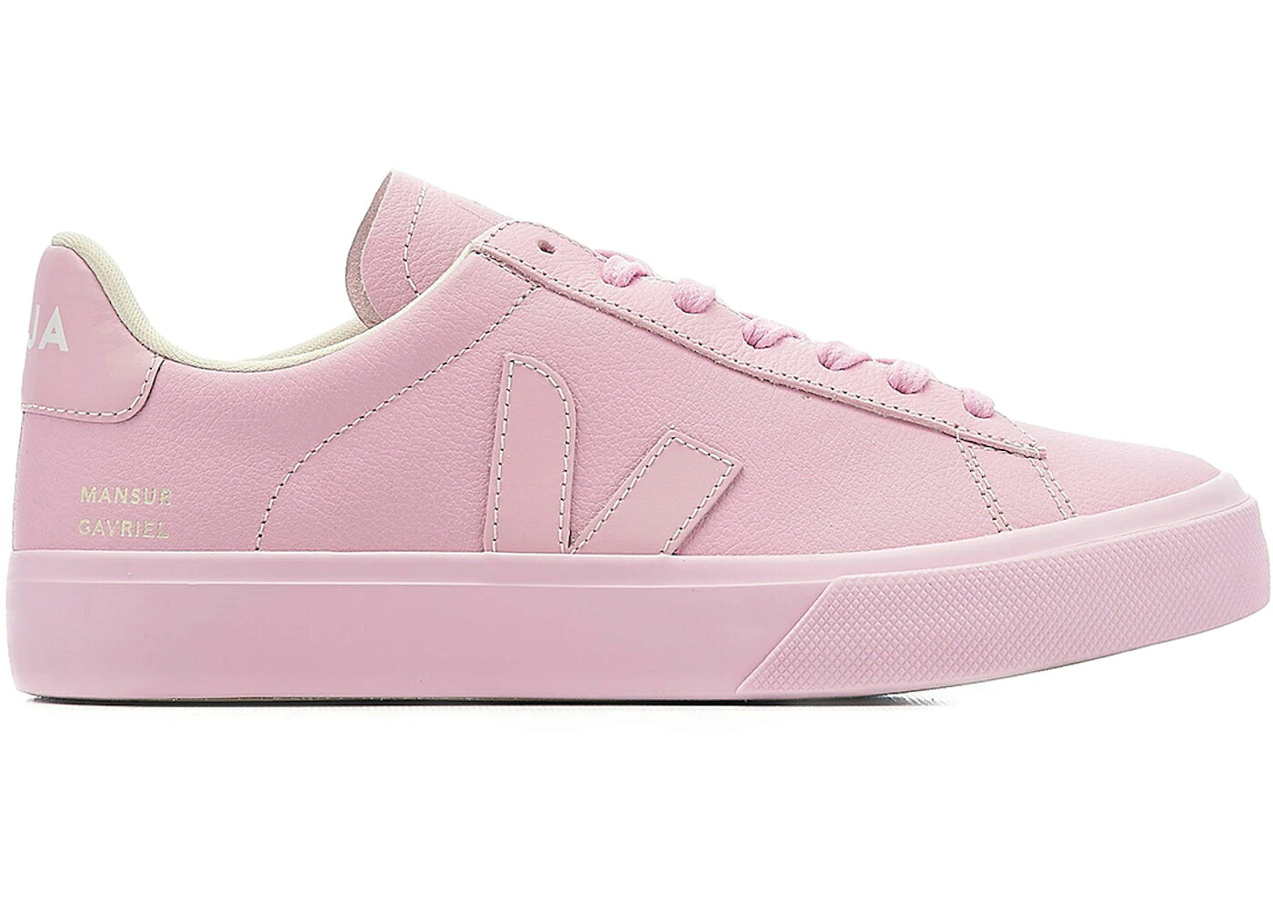 ヴェジャ なめし革 スニーカー ユニ一発やる VEJA CAMPO CHROMEFREE LEATHER MANSUR GAVRIEL ROSA / メンズ