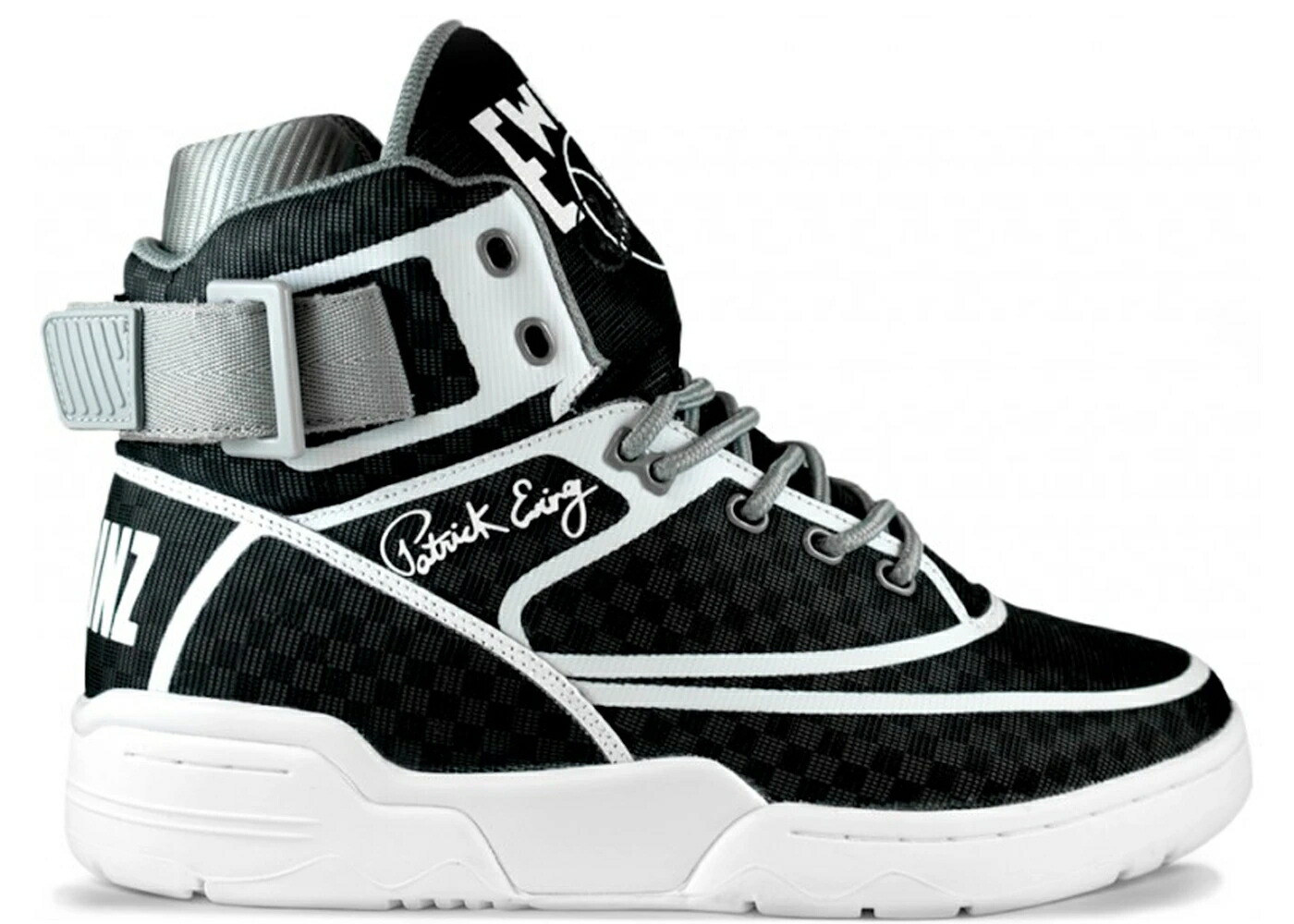 ユーイングアスレティックス アスレチックス 黒色 ブラック 白色 ホワイト ユーイングアスレチックス スニーカー メンズ EWING ATHLETICS EWING 33 HI 2 CHAINZ / BLACK WHITE