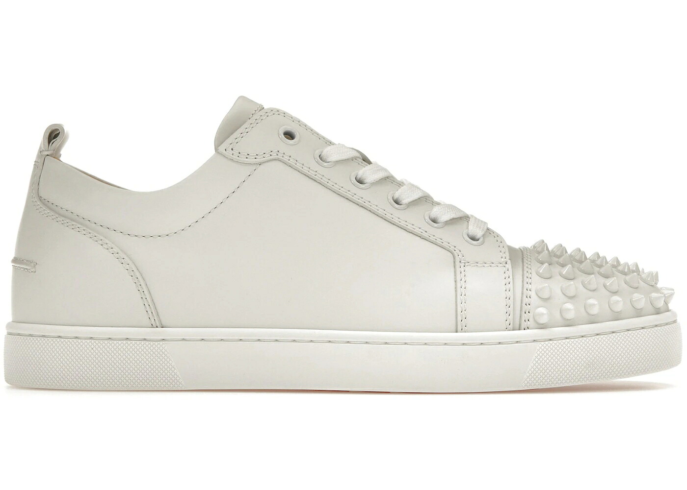クリスチャンルブタン 白色 ホワイト スニーカー メンズ CHRISTIAN LOUBOUTIN CHRISTIAN LOUBOUTIN LOUIS JUNIOR SPIKES WHITE / WHITE WHITE