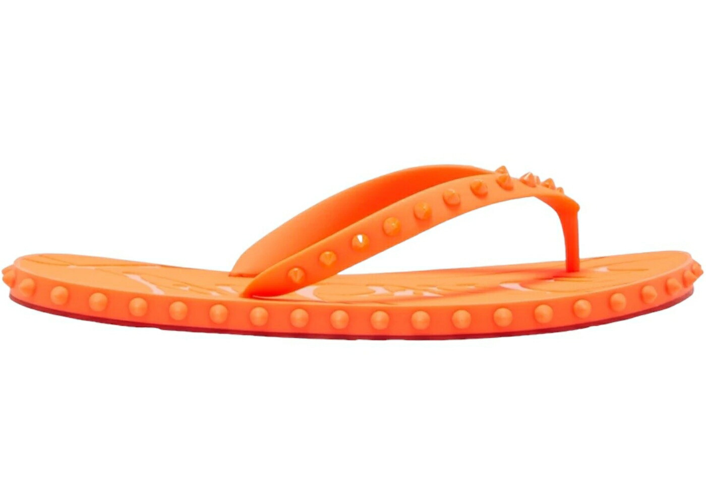 クリスチャンルブタン 橙 オレンジ色 スニーカー メンズ CHRISTIAN LOUBOUTIN CHRISTIAN LOUBOUTIN SUPER LOUBI FLIP FLAT FLUO ORANGE / FLUO ORANGE