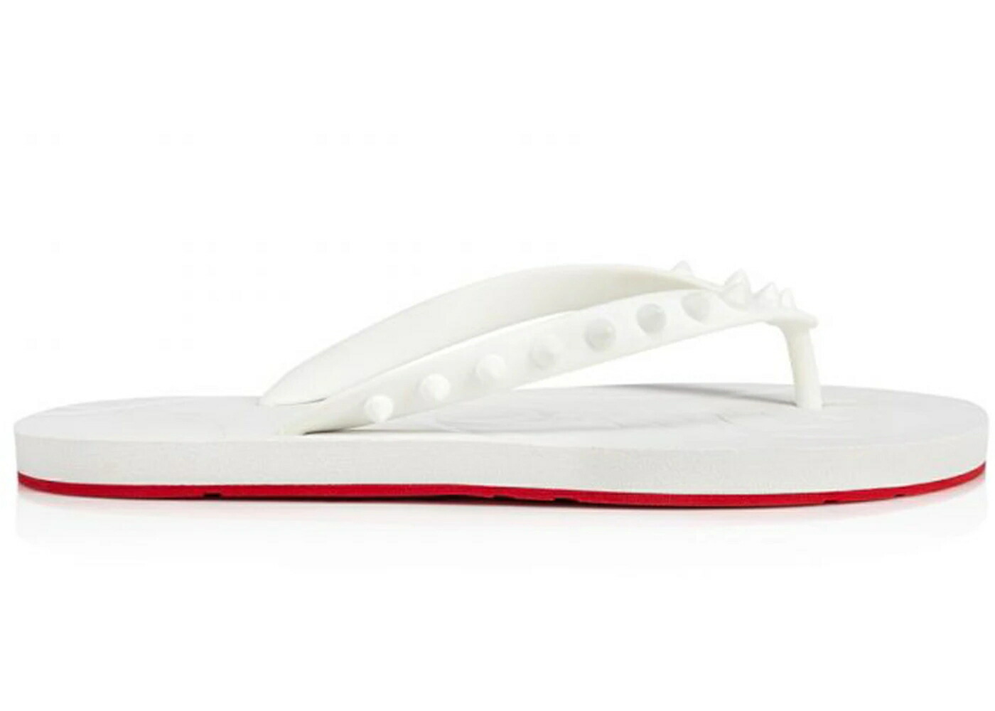 クリスチャンルブタン サンダル 白色 ホワイト WOMEN'S スニーカー レディース CHRISTIAN LOUBOUTIN CHRISTIAN LOUBOUTIN LOUBI FLIP SLIDE WHITE (WOMEN'S) / WHITE WHITE