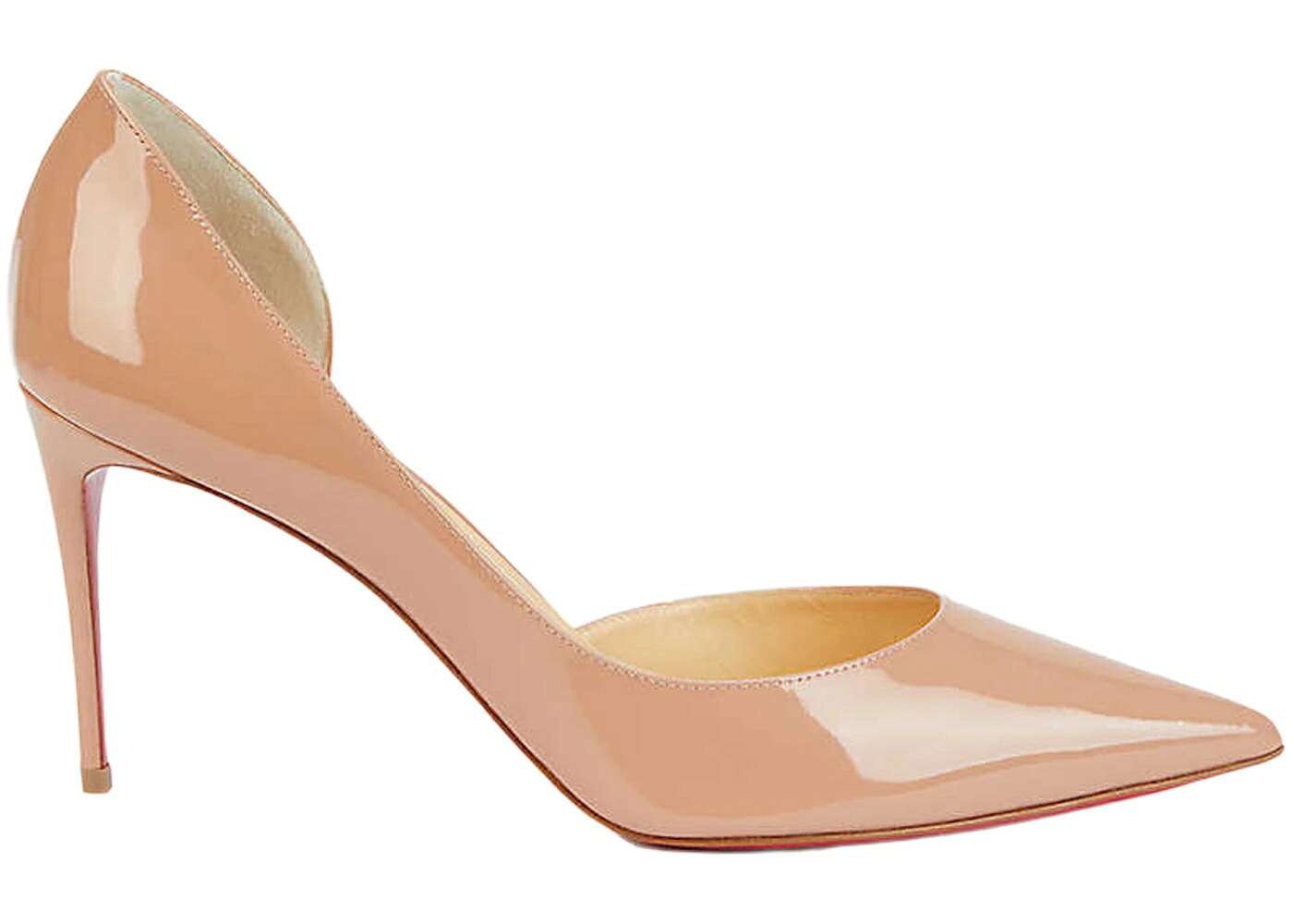 クリスチャンルブタン ポンプ パテント レザー 赤 レッド スニーカー レディース CHRISTIAN LOUBOUTIN CHRISTIAN LOUBOUTIN IRIZA 85MM PUMP NUDE PATENT LEATHER / NUDE RED|スニケス