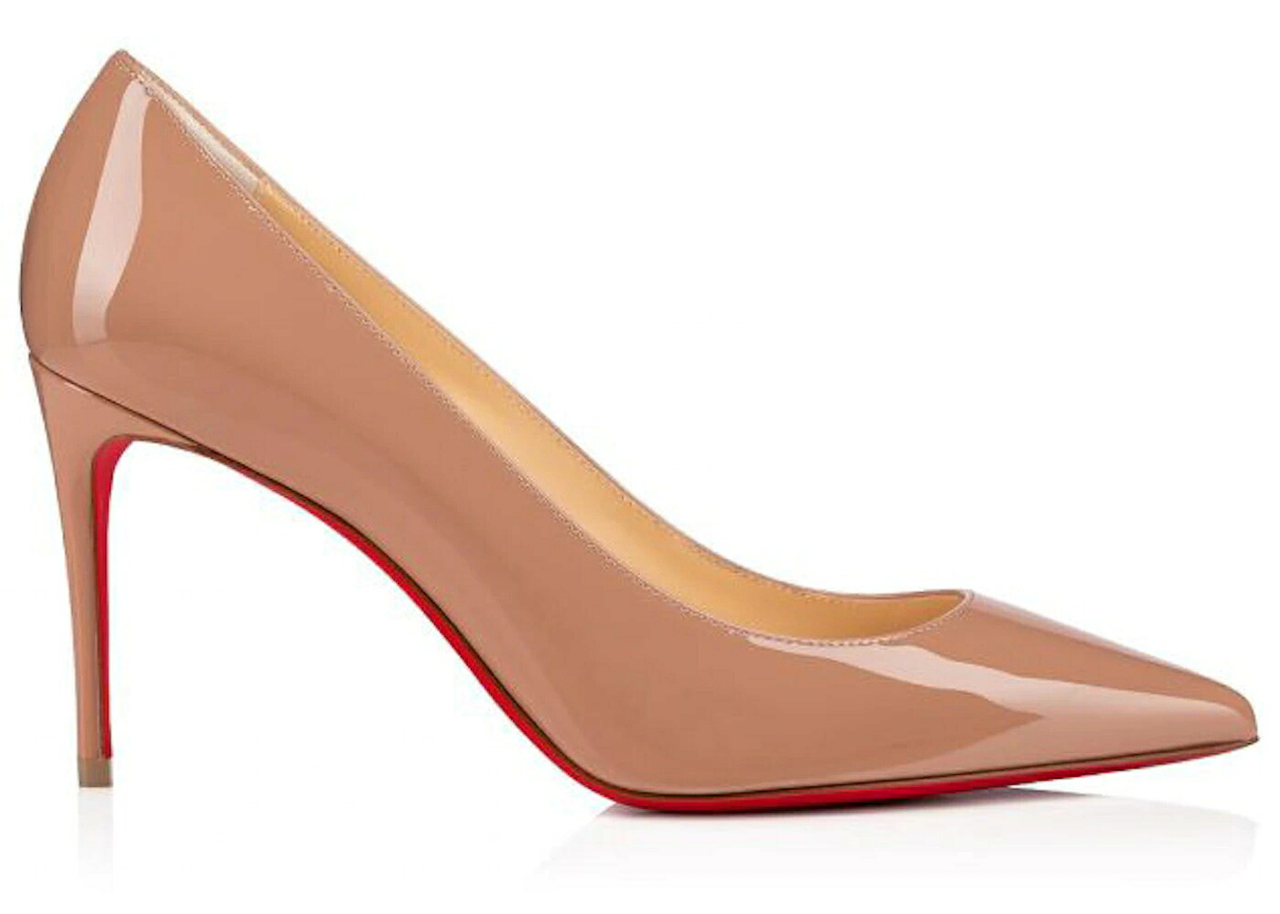 クリスチャンルブタン ポンプ パテント レザー 赤 レッド スニーカー レディース CHRISTIAN LOUBOUTIN CHRISTIAN LOUBOUTIN KATE 85MM PUMP NUDE PATENT LEATHER / NUDE RED