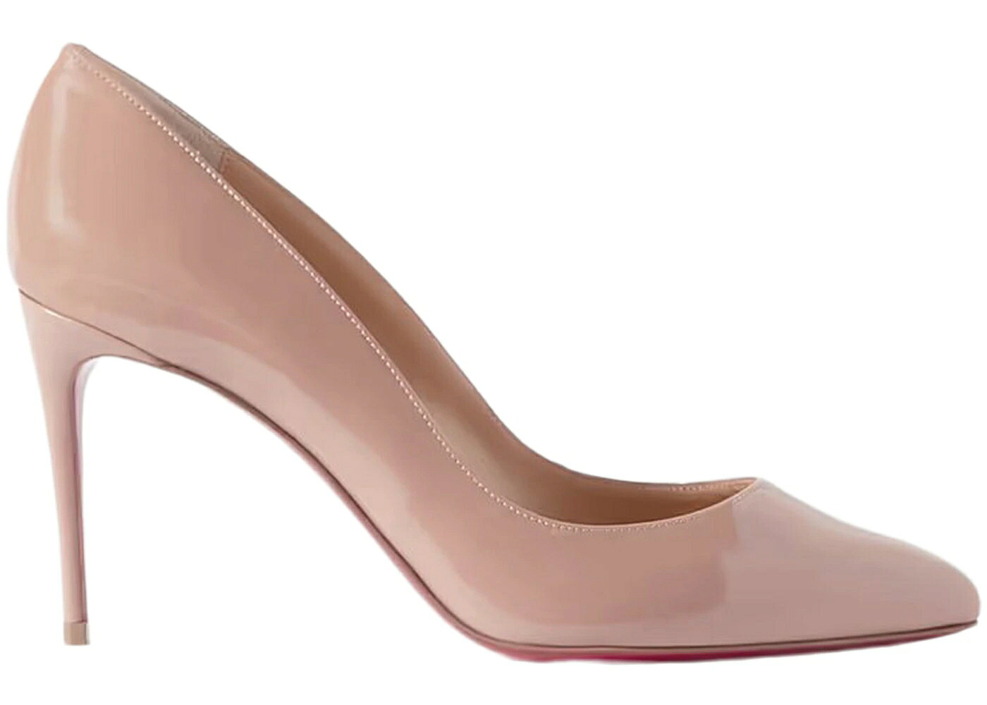 クリスチャンルブタン 揚水機 専売特許 なめし革 赤 赤いこと スニーカー レディース CHRISTIAN LOUBOUTIN CHRISTIAN LOUBOUTIN PIGALLE 85MM PUMP NUDE PATENT LEATHER / NUDE RED