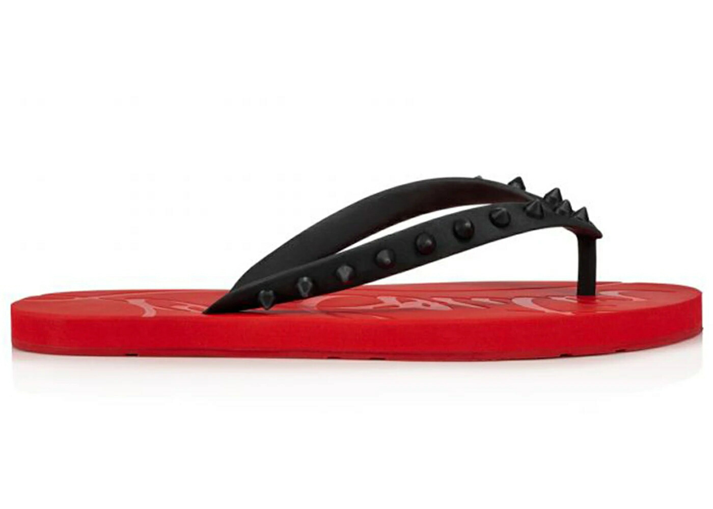 クリスチャンルブタン サンダル 黒色 ブラック 赤 レッド WOMEN'S スニーカー レディース CHRISTIAN LOUBOUTIN CHRISTIAN LOUBOUTIN LOUBI FLIP SLIDE BLACK RED (WOMEN'S) / BLACK RED