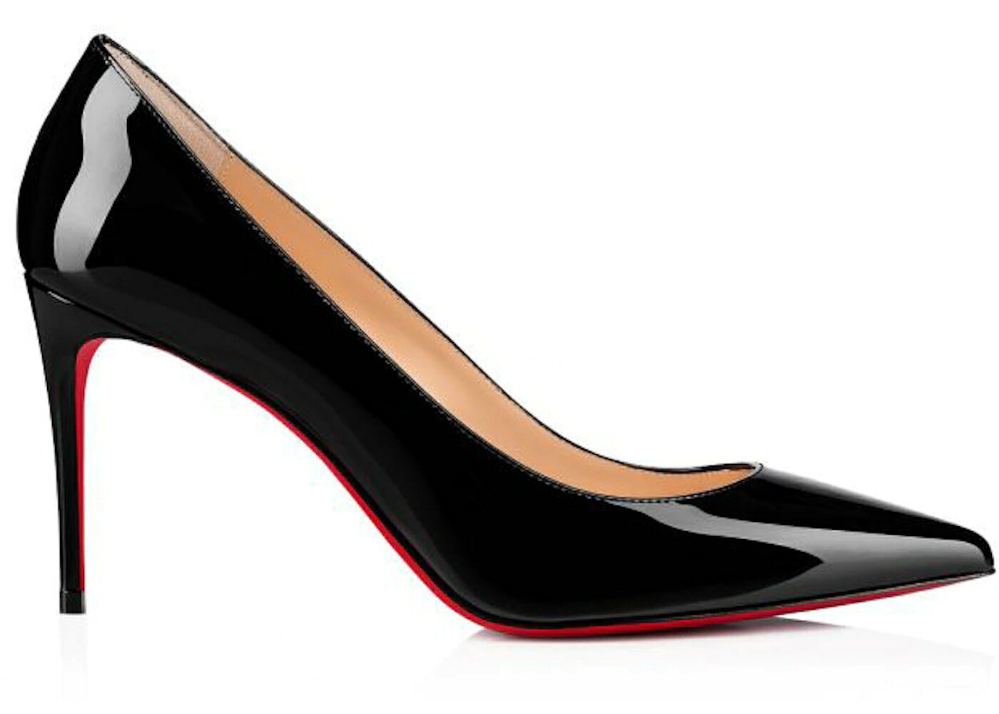 クリスチャンルブタン ポンプ 黒色 ブラック パテント レザー 赤 レッド スニーカー レディース CHRISTIAN LOUBOUTIN CHRISTIAN LOUBOUTIN KATE 85MM PUMP BLACK PATENT LEATHER / BLACK RED｜スニケス