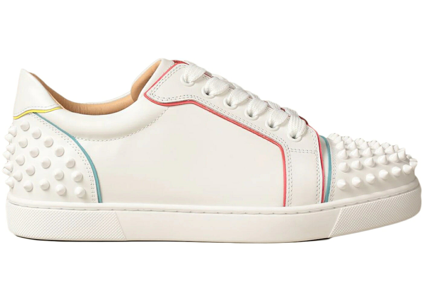 クリスチャンルブタン 白色 ホワイト 赤 レッド 緑 グリーン WOMEN'S スニーカー レディース CHRISTIAN LOUBOUTIN CHRISTIAN LOUBOUTIN VIEIRA 2 WHITE (WOMEN'S) / WHITE RED GREEN｜スニケス