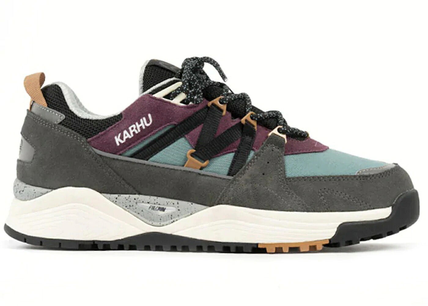 カルフ フュージョン 黒色 ブラック スニーカー メンズ KARHU FUSION XC GUNMETAL BLACK / GUNMETAL JET BLACK