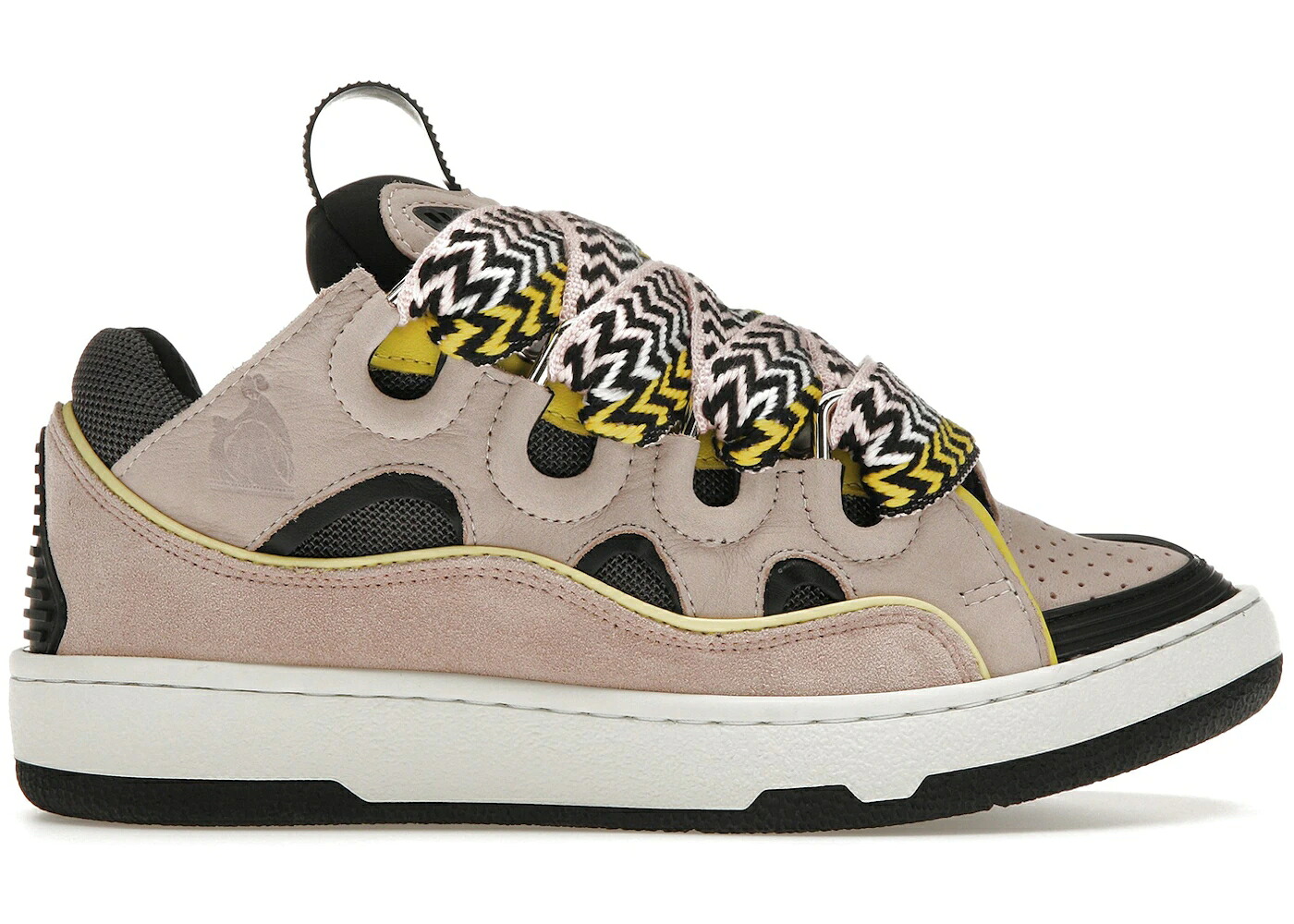 ランバン 靴 スニーカー サクラ色 黒いこと 黒いこと 黄味がかった 黄色 WOMEN\u0027S レディース LANVIN CURB SNEAKER PINK BLACK YELLOW (WOMEN\u0027S) / PINK BLACK YELLOW