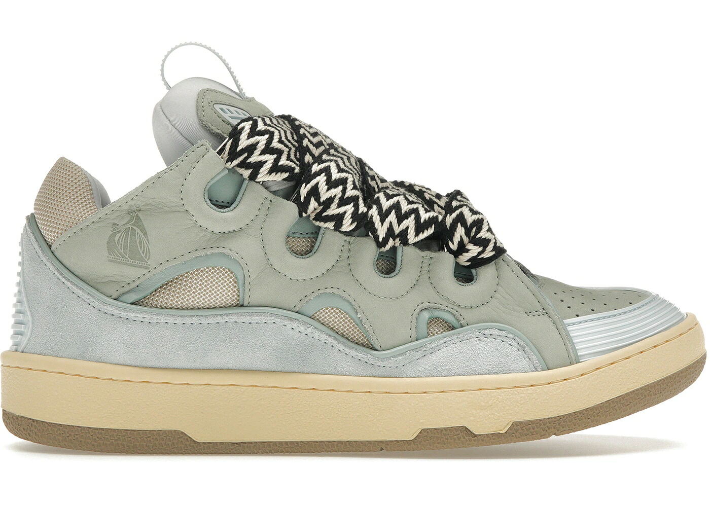 ランバン レザー 青色 ブルー WOMEN'S スニーカー レディース LANVIN LEATHER CURB LIGHT BLUE GUM (WOMEN'S) / LIGHT BLUE GUM