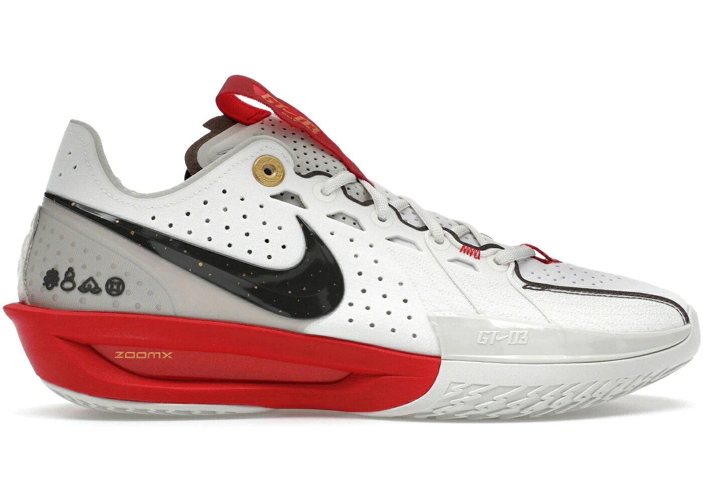 ナイキ ズーム カーキ 赤 レッド スニーカー メンズ NIKE AIR ZOOM GT CUT 3 YEAR OF THE SNAKE / SAIL LIGHT KHAKI UNIVERSITY RED