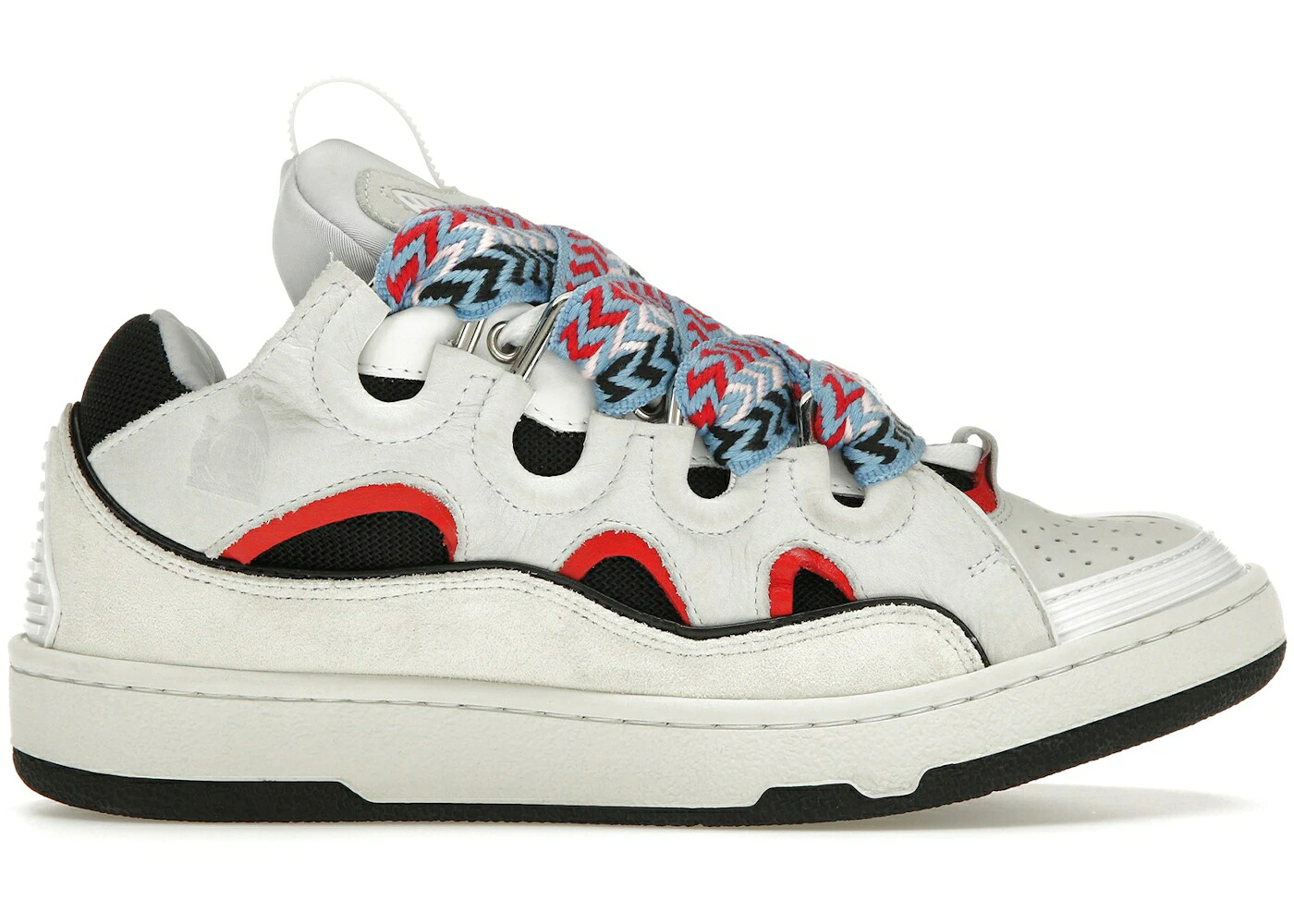 ランバン レザー 灰色 グレー 青色 ブルー 黒色 ブラック 赤 レッド スニーカー メンズ LANVIN LEATHER CURB LIGHT GREY BLUE BLACK RED / LIGHT GREY BLUE BLACK RED