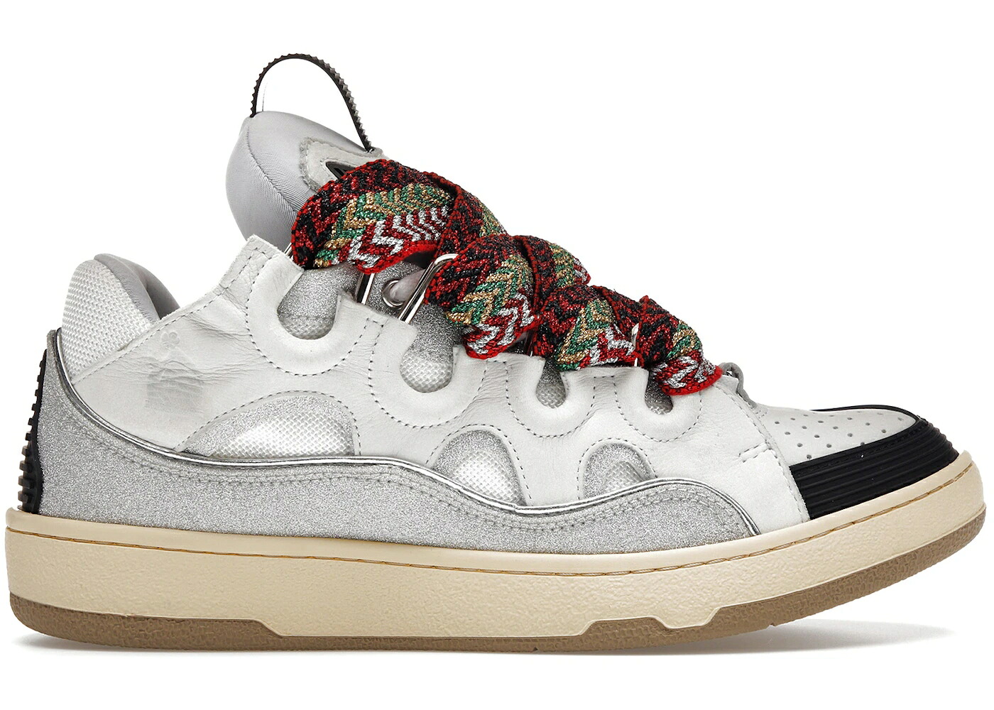 ランバン レザー 白色 ホワイト 灰色 グレー 黒色 ブラック スニーカー メンズ LANVIN LEATHER CURB WHITE GREY BLACK / WHITE GREY BLACK