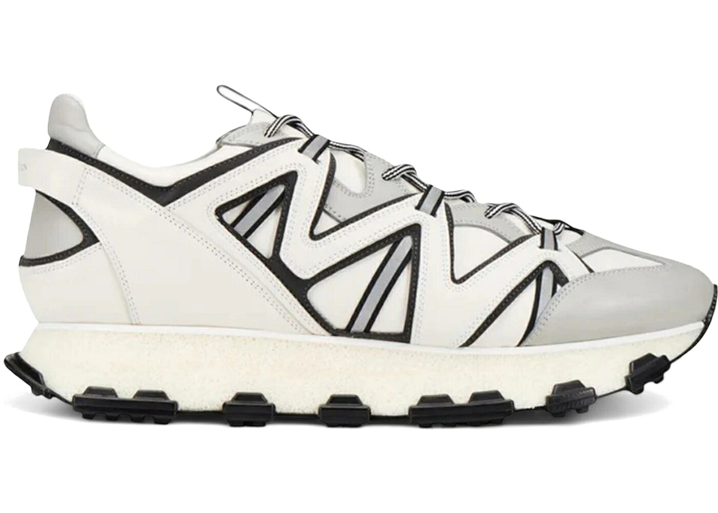 ランバン 雷光 白いこと 白いこと スニーカー メンズ LANVIN LIGHTNING WHITE ANTHRACITE / WHITE ANTHRACITE