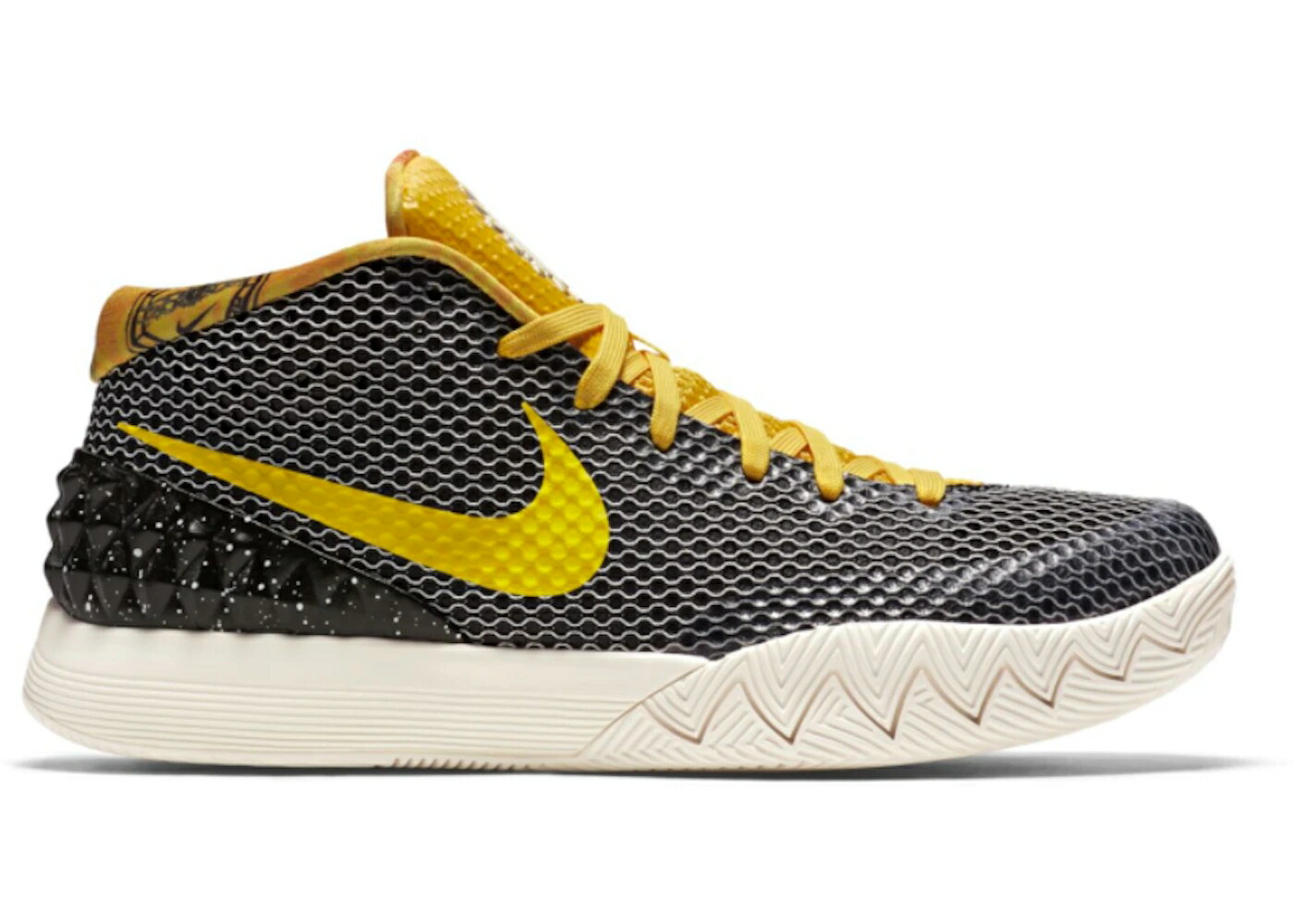 ナイキ カイリー ライズ エルティーディー 黒いこと 黒いこと 黄味がかった 黄色 スニーカー メンズ NIKE KYRIE 1 RISE LTD / BLACK TOUR YELLOW SAIL LGHT BN