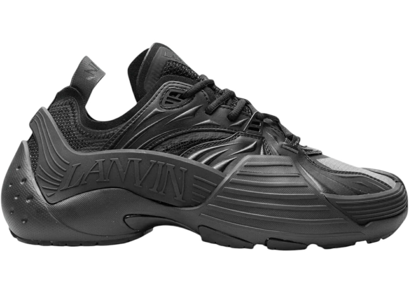 ランバン 靴 スニーカー 黒いこと 黒いこと メンズ LANVIN FLASH X SNEAKER BLACK /