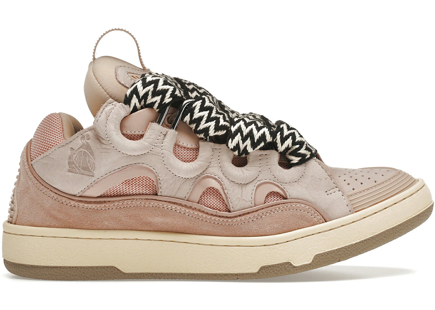 ランバン レザー ピンク スニーカー メンズ LANVIN LEATHER CURB PINK /