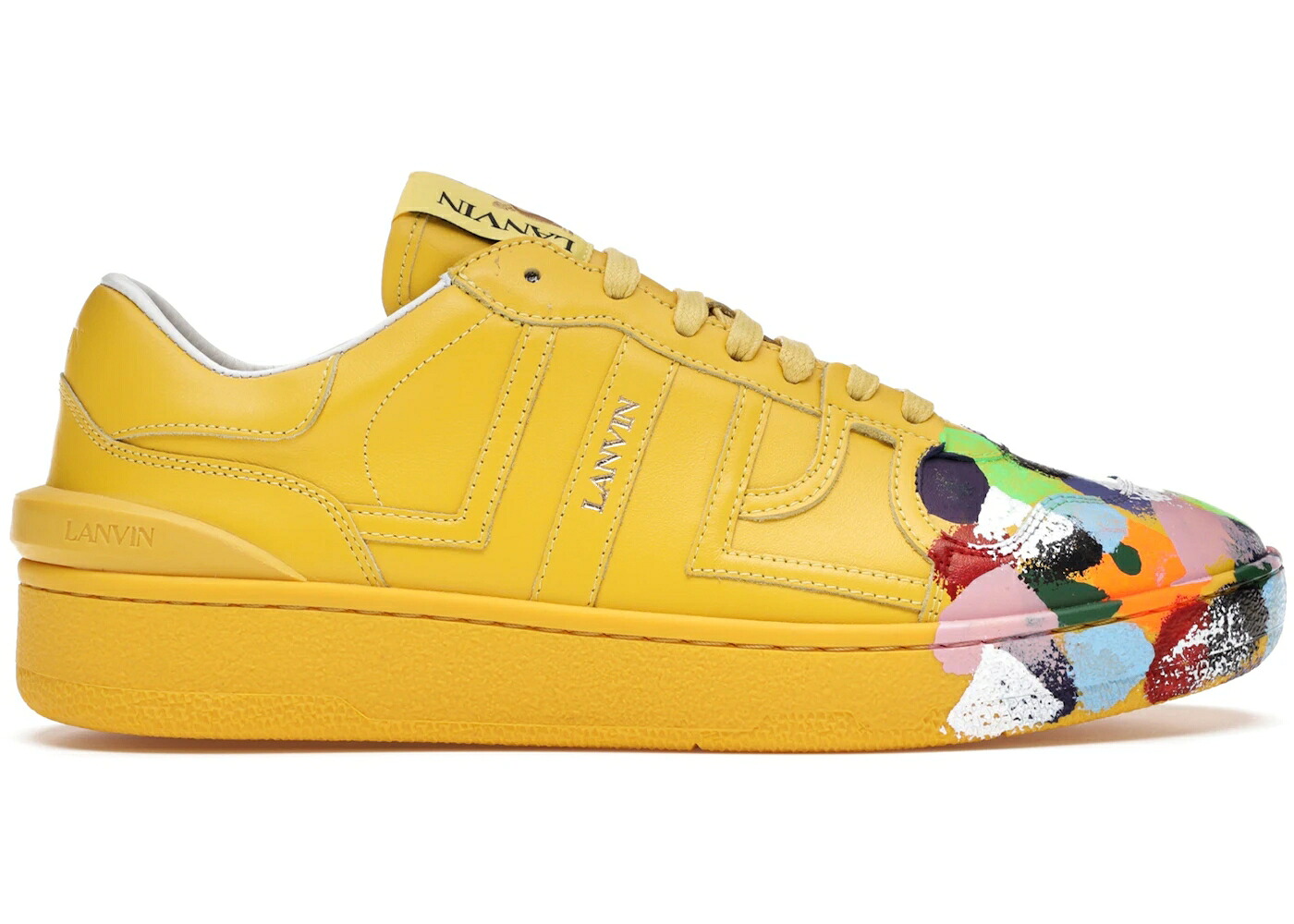 ランバン 黄色 イエロー スニーカー ユニセックス LANVIN CLAY LOW TOP GALLERY DEPT / YELLOW MULTICOLOR メンズ｜スニケス 87,450円