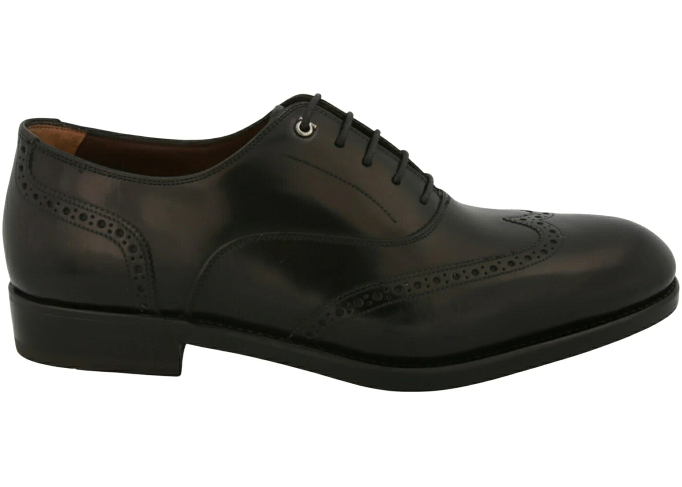 ドレス スニーカー 運動靴 黒色 ブラック スニーカー メンズ FERRAGAMO RAPHAEL WINGTIP DRESS SHOES BLACK /|スニケス