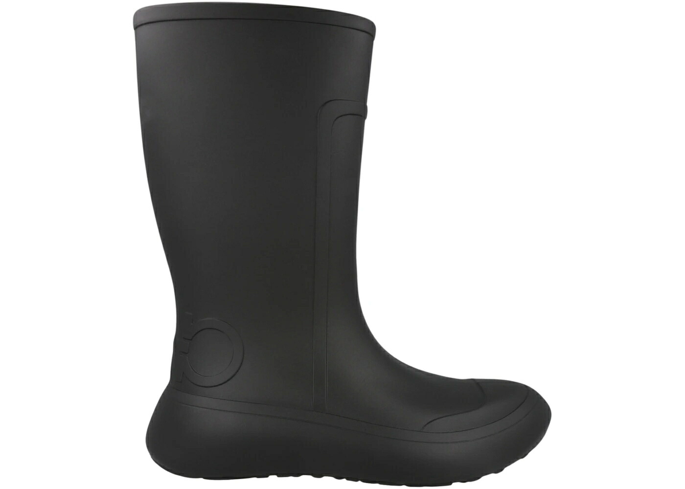 黒色 ブラック スニーカー メンズ FERRAGAMO GANCINI RAINBOOTS BLACK /｜スニケス