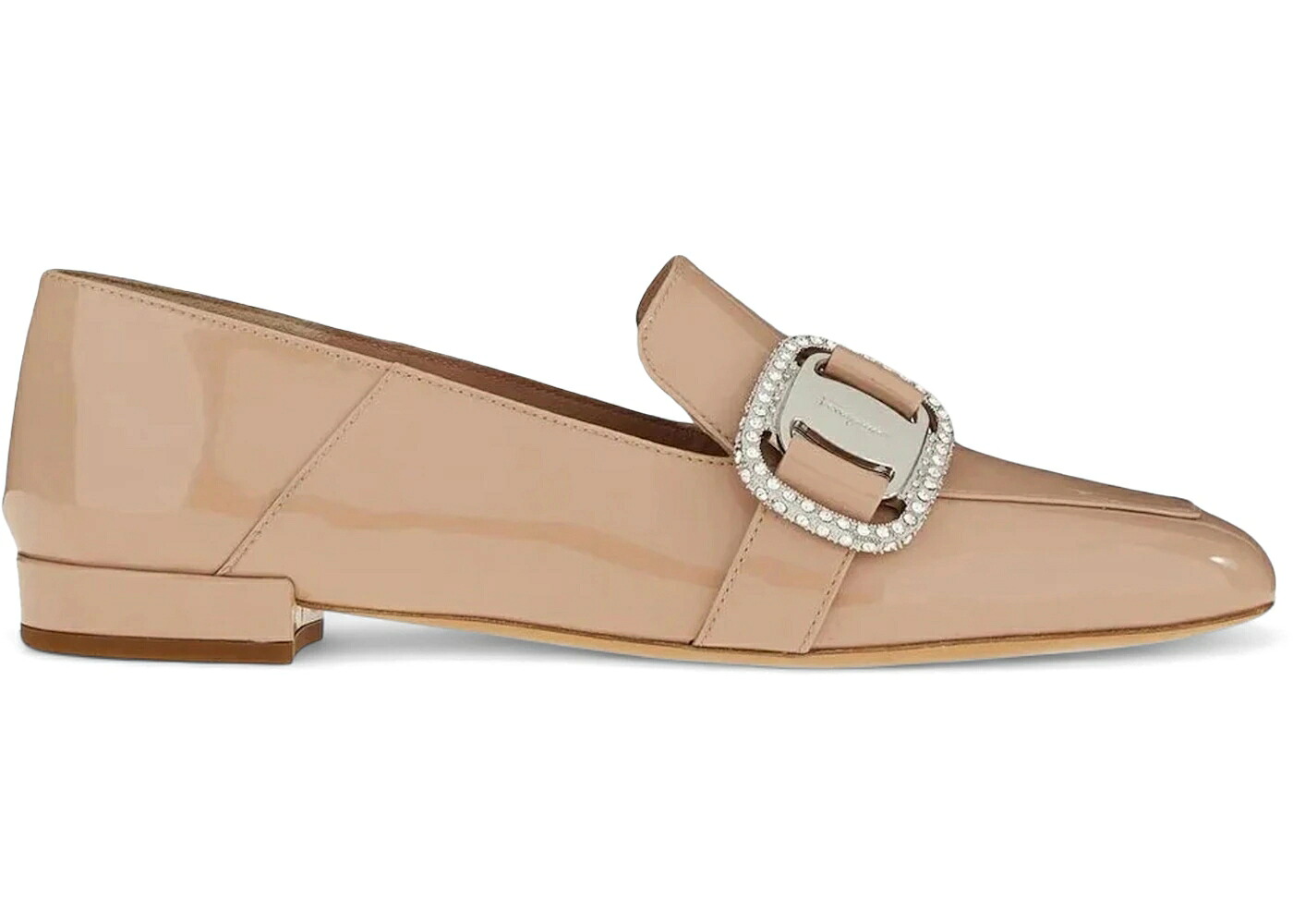 ローファー ベージュ カーキ WOMEN'S スニーカー レディース FERRAGAMO VARA PATENT-LEATHER CHAIN LOAFERS BEIGE KHAKI (WOMEN'S) / BEIGE KHAKI
