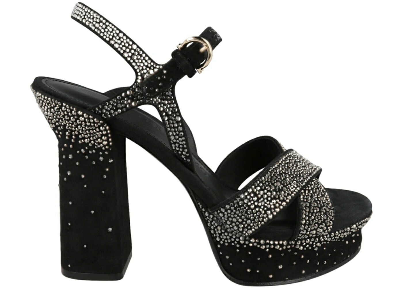 スエードクロス スウェード サンダル 黒いこと 黒いこと WOMEN\u0027S スニーカー レディース FERRAGAMO SONYA SUEDE PLATFORM SANDALS BLACK (WOMEN\u0027S) /
