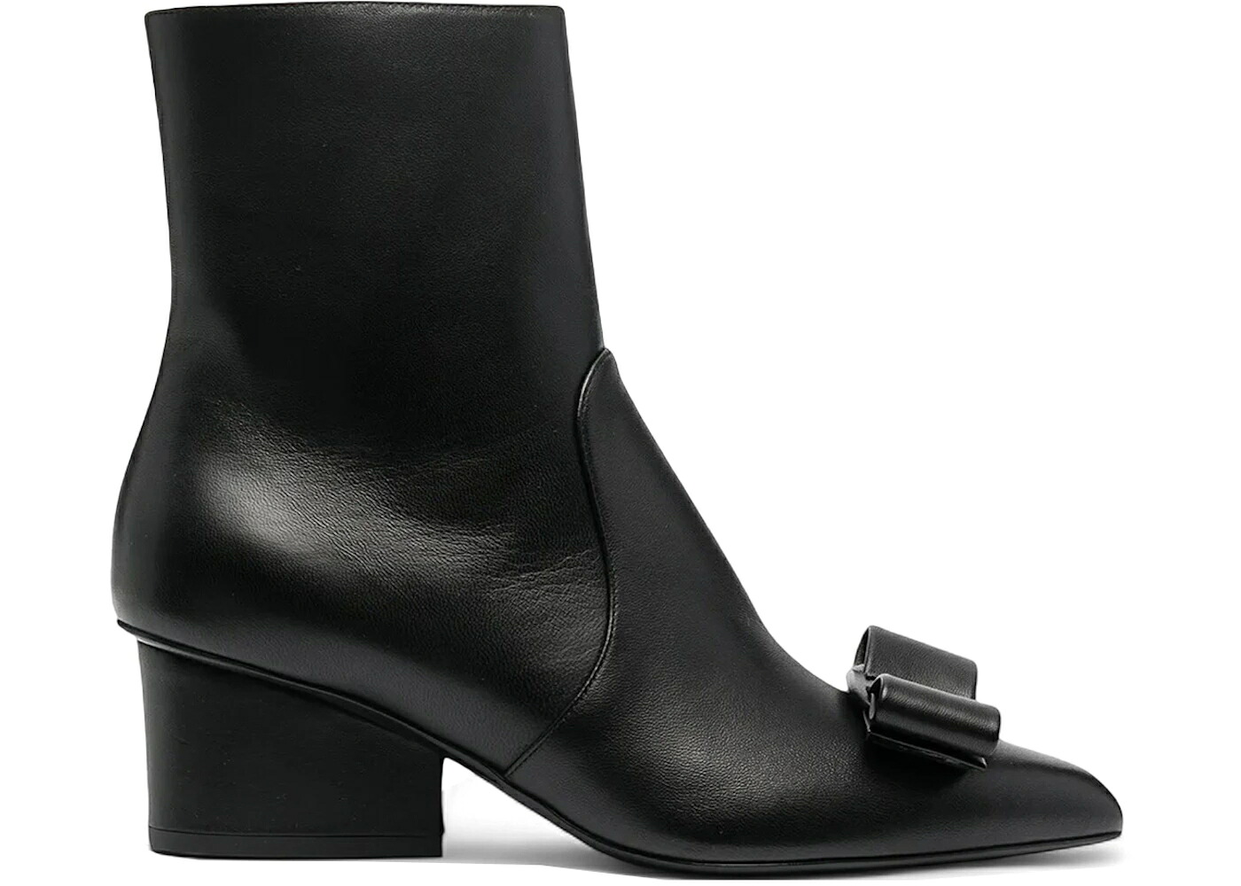 ブーツ 黒色 ブラック WOMEN'S スニーカー レディース FERRAGAMO VIVA BOW-DETAIL BOOTS BLACK (WOMEN'S) /|スニケス