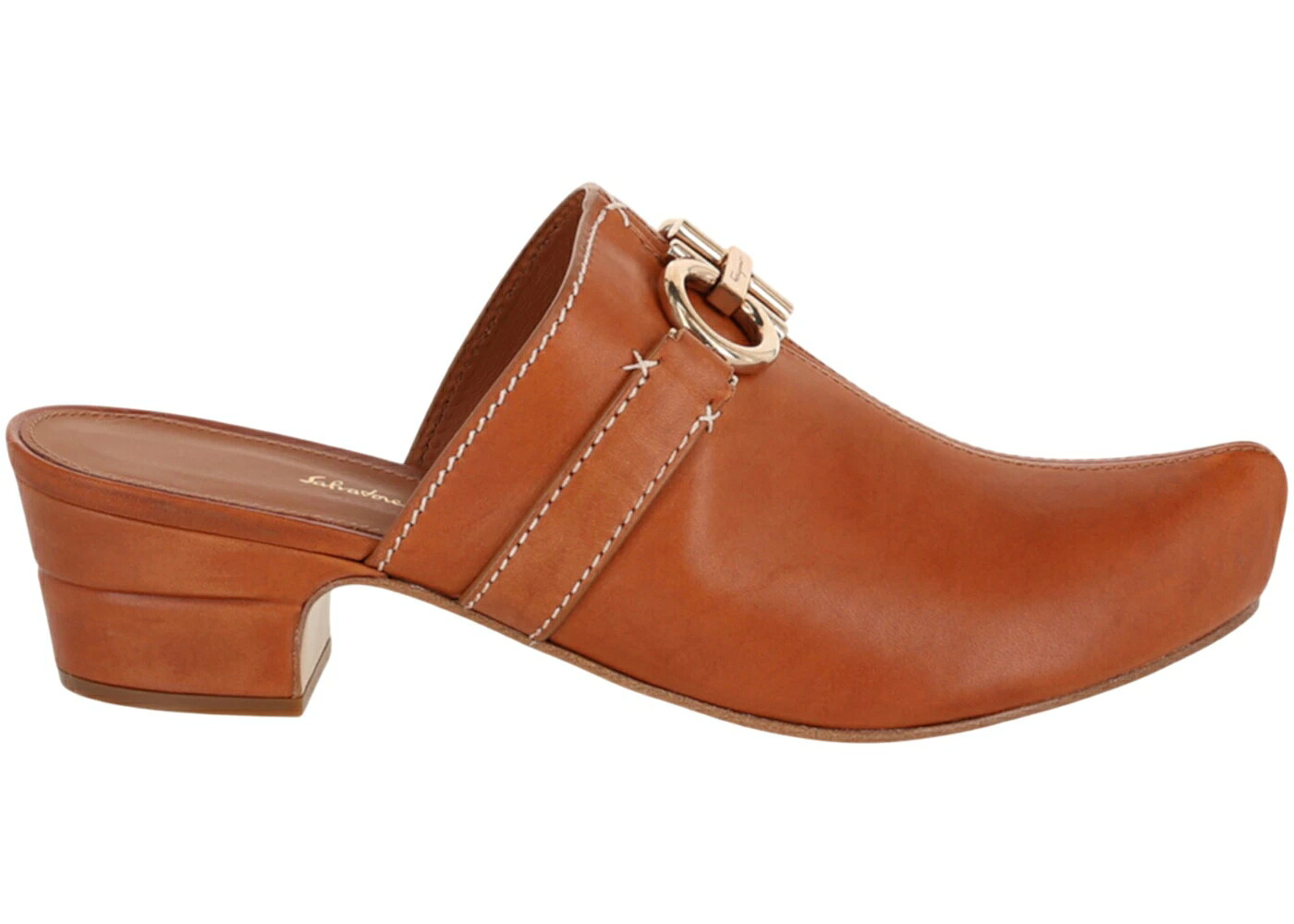 なめし革 赤銅色 赤銅色 WOMEN\u0027S スニーカー レディース FERRAGAMO PHOBOS LEATHER MULES BROWN (WOMEN\u0027S) / スニーカー-レディース靴-靴
