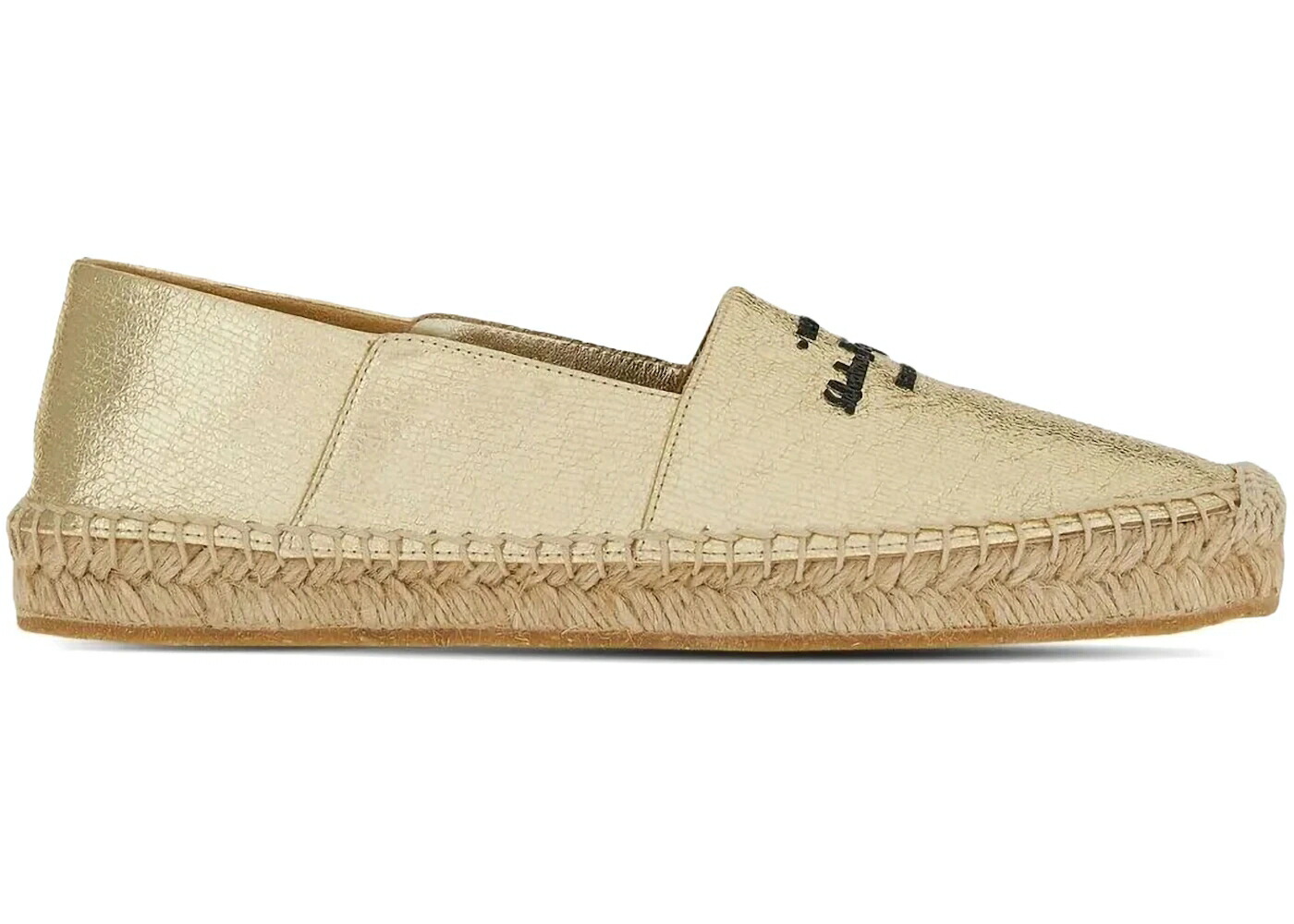 黄色 イエロー WOMEN スニーカー レディース FERRAGAMO LOGO-EMBROIDERED METALLIC ESPADRILLES YELLOW (WOMEN) /