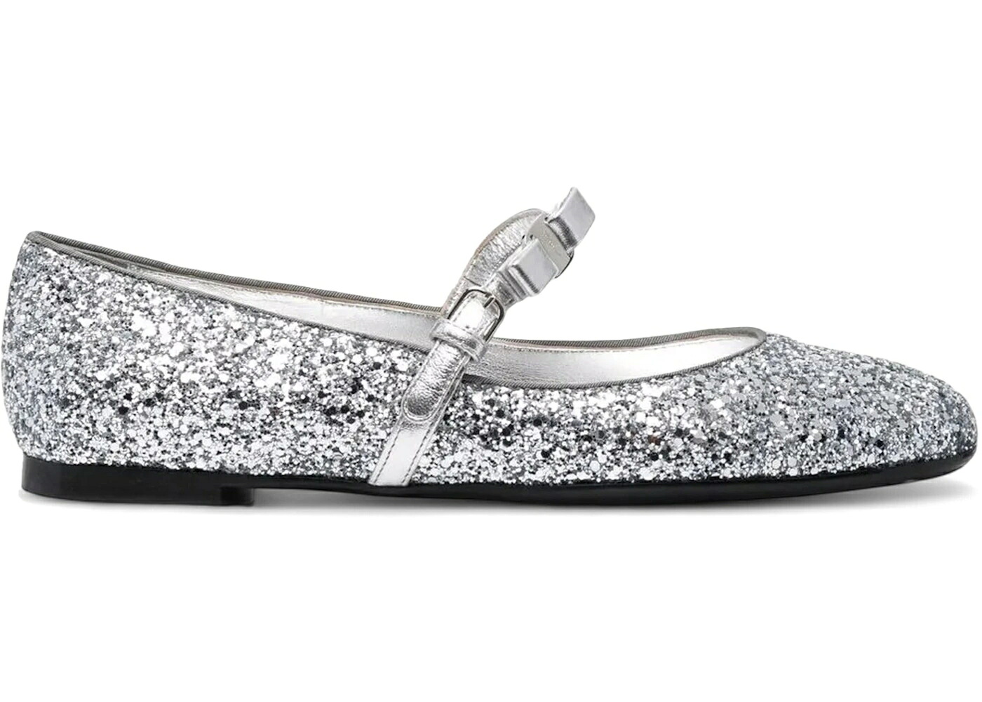 バレリーナ スニーカー 運動靴 灰色 グレー グレイ WOMEN'S スニーカー レディース FERRAGAMO BOW-DETAIL GLITTER BALLERINA SHOES GRAY (WOMEN'S) /