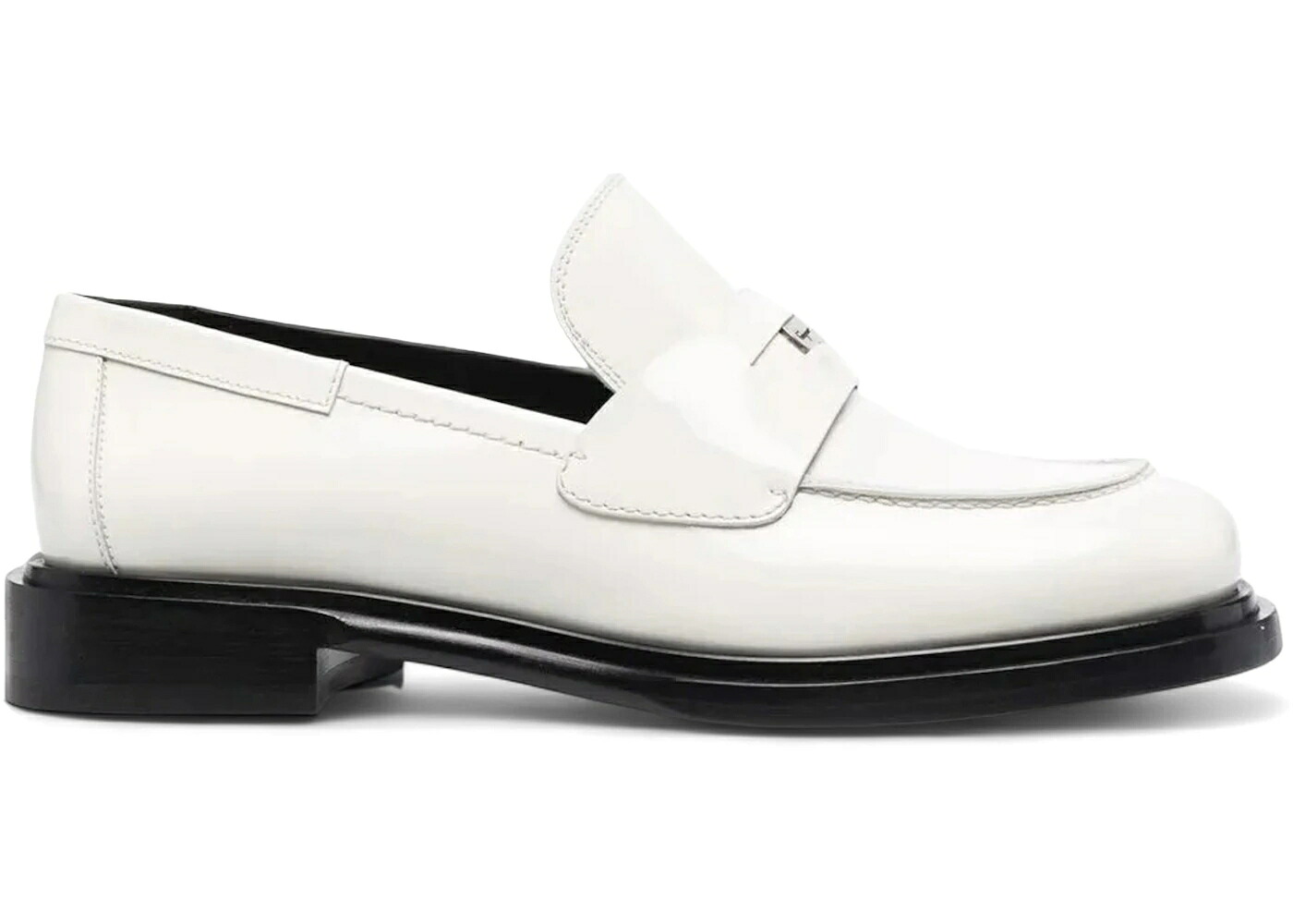 専売特許 なめし革 置き目毛革 白いこと 白いこと WOMEN\u0027S スニーカー レディース FERRAGAMO NYX 30 PATENT LEATHER LOAFERS WHITE (WOMEN\u0027S) /