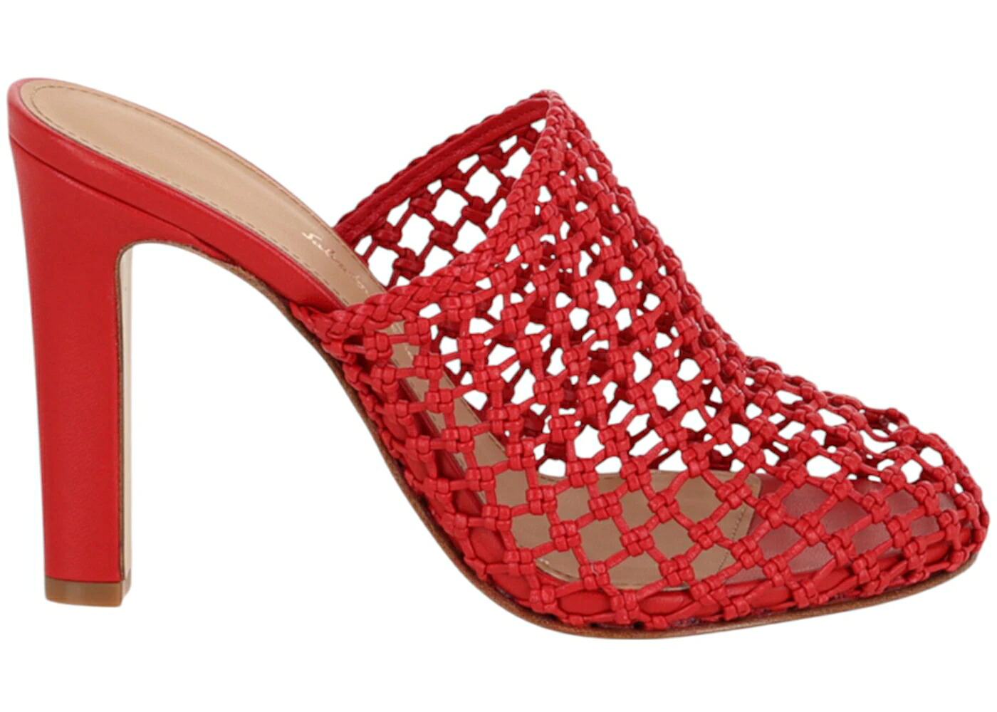 赤 赤いこと WOMEN\u0027S スニーカー レディース FERRAGAMO ELLAS X5 CAGED MULES RED (WOMEN\u0027S) /