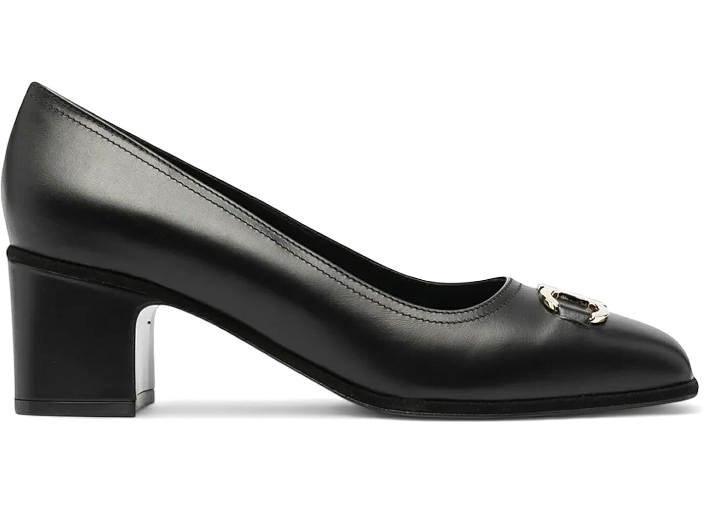 バックル 黒色 ブラック WOMEN'S スニーカー レディース FERRAGAMO GANCINI BUCKLE PUMPS BLACK (WOMEN'S) /