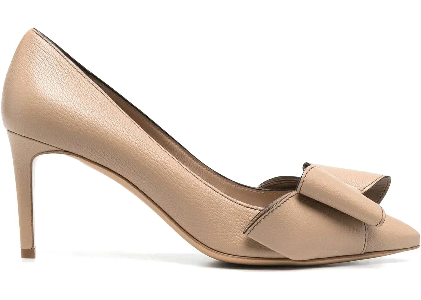なめし革 ベージュ カーキ WOMEN\u0027S スニーカー レディース FERRAGAMO DOUBLE BOW LEATHER PUMPS BEIGE KHAKI (WOMEN\u0027S) / BEIGE KHAKI
