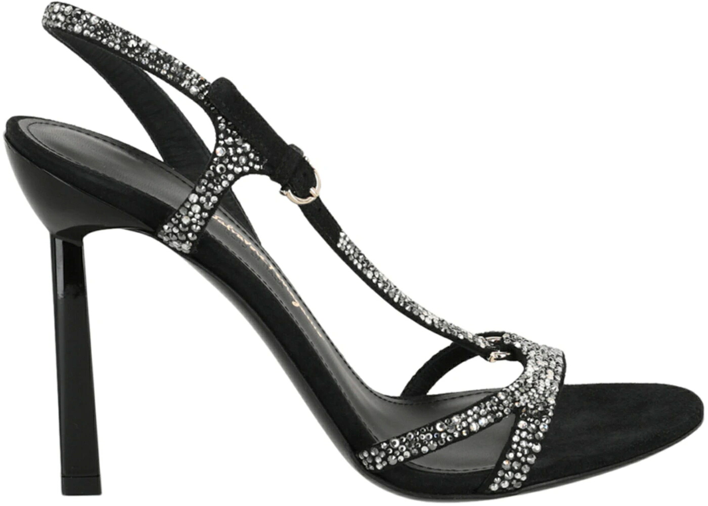 黒色 ブラック WOMEN'S スニーカー レディース FERRAGAMO JOLE X5 CRYSTAL EMBELLISHED HEELS BLACK (WOMEN'S) /｜スニケス