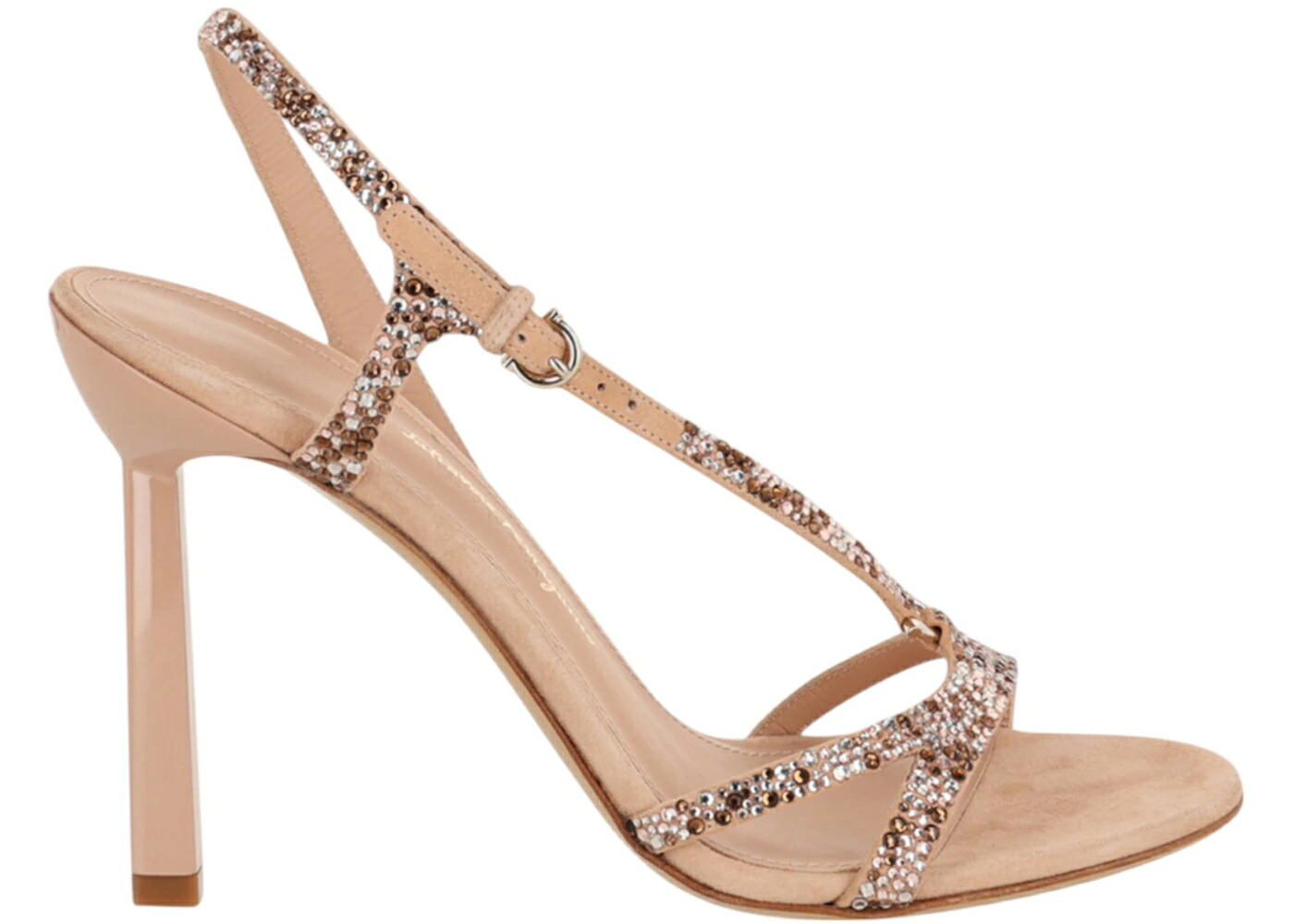 ベージュ カーキ WOMEN'S スニーカー レディース FERRAGAMO JOLE X5 CRYSTAL EMBELLISHED HEELS BEIGE KHAKI (WOMEN'S) / BEIGE KHAKI｜スニケス