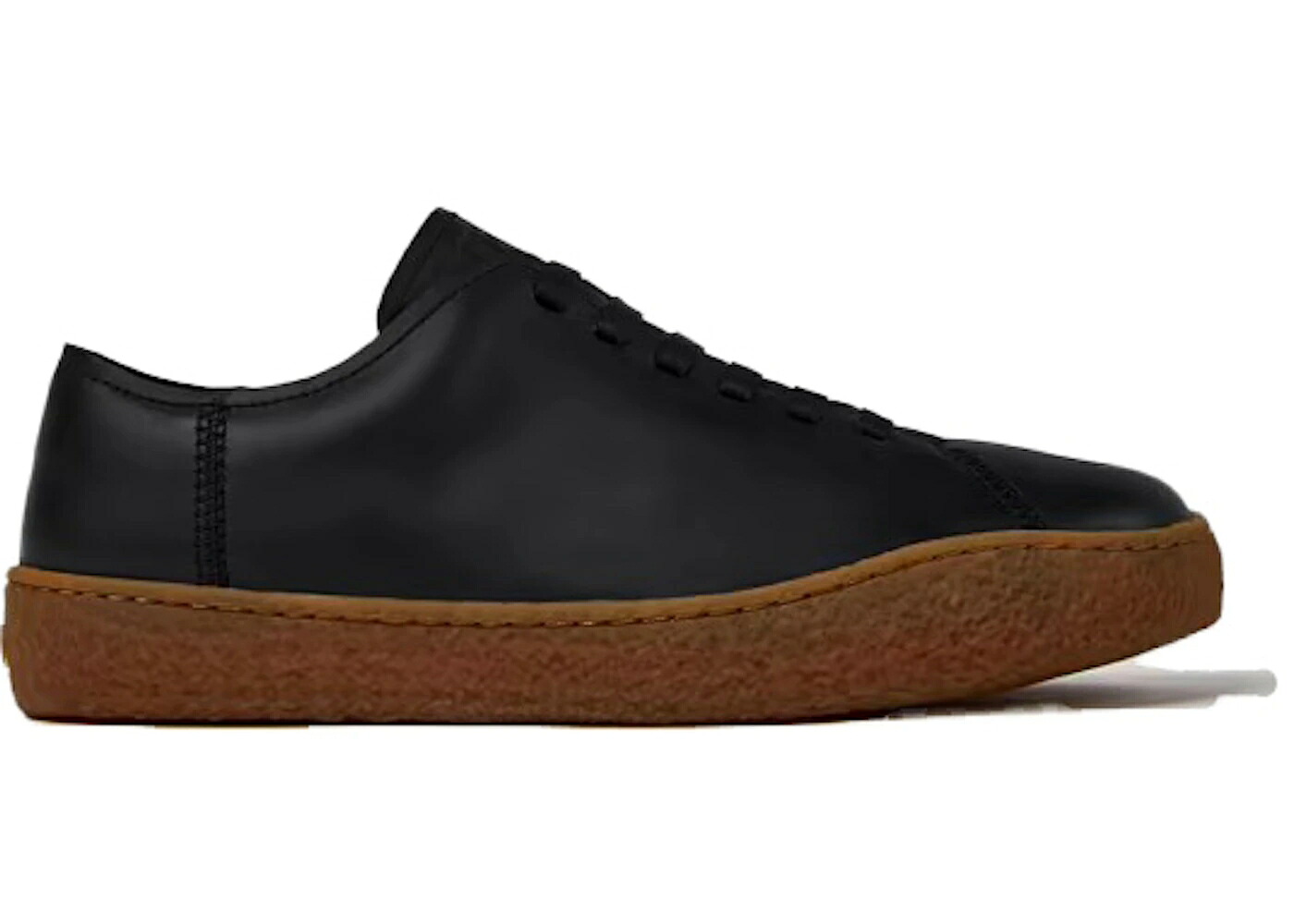 カンペール 黒色 ブラック 茶色 ブラウン スニーカー メンズ CAMPER PEU TERRENO BLACK BROWN / BLACK BROWN