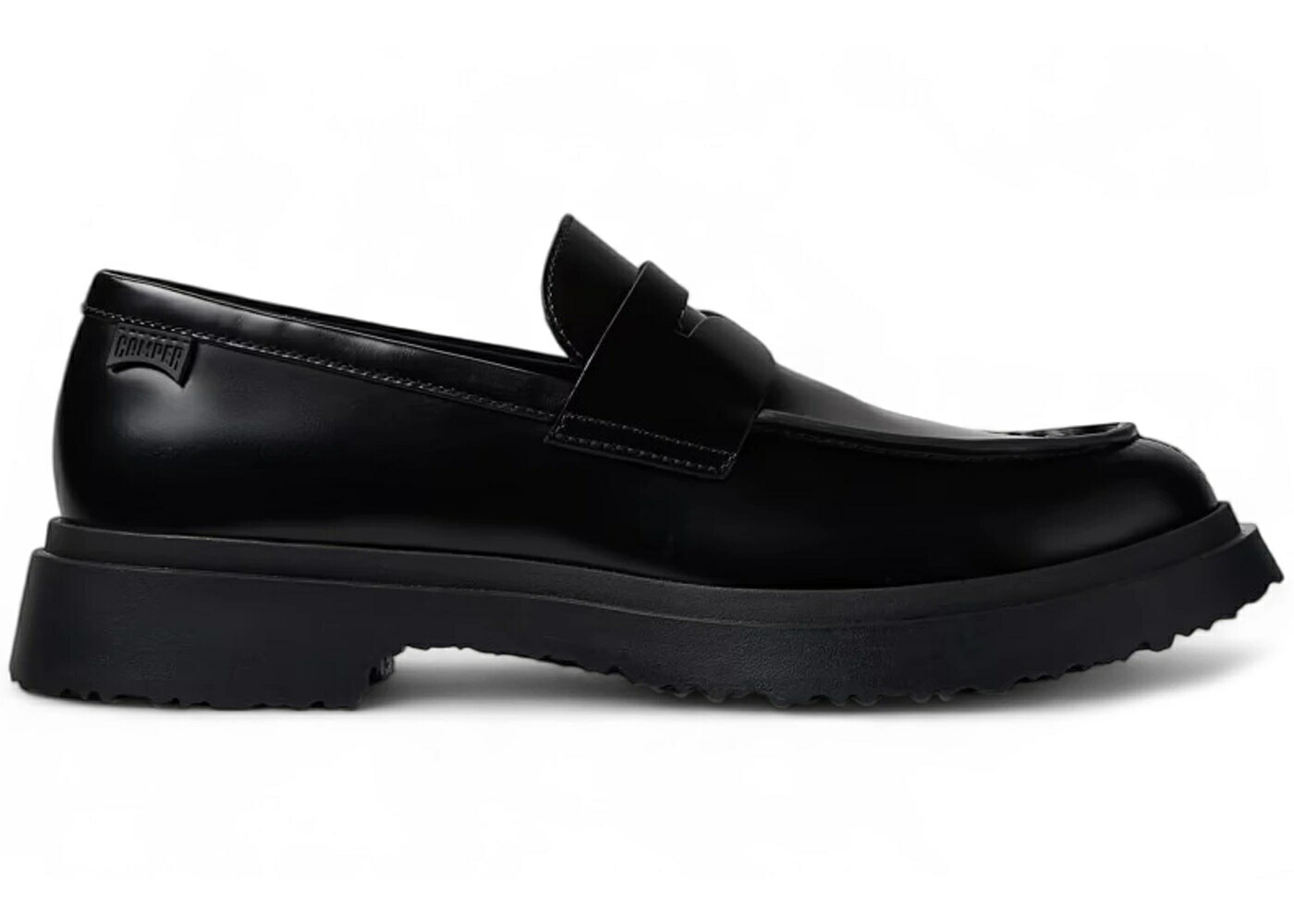 カンペール 置き目毛皮 スニーカー 黒いこと 黒いこと スニーカー メンズ CAMPER WALDEN LOAFER BLACK /