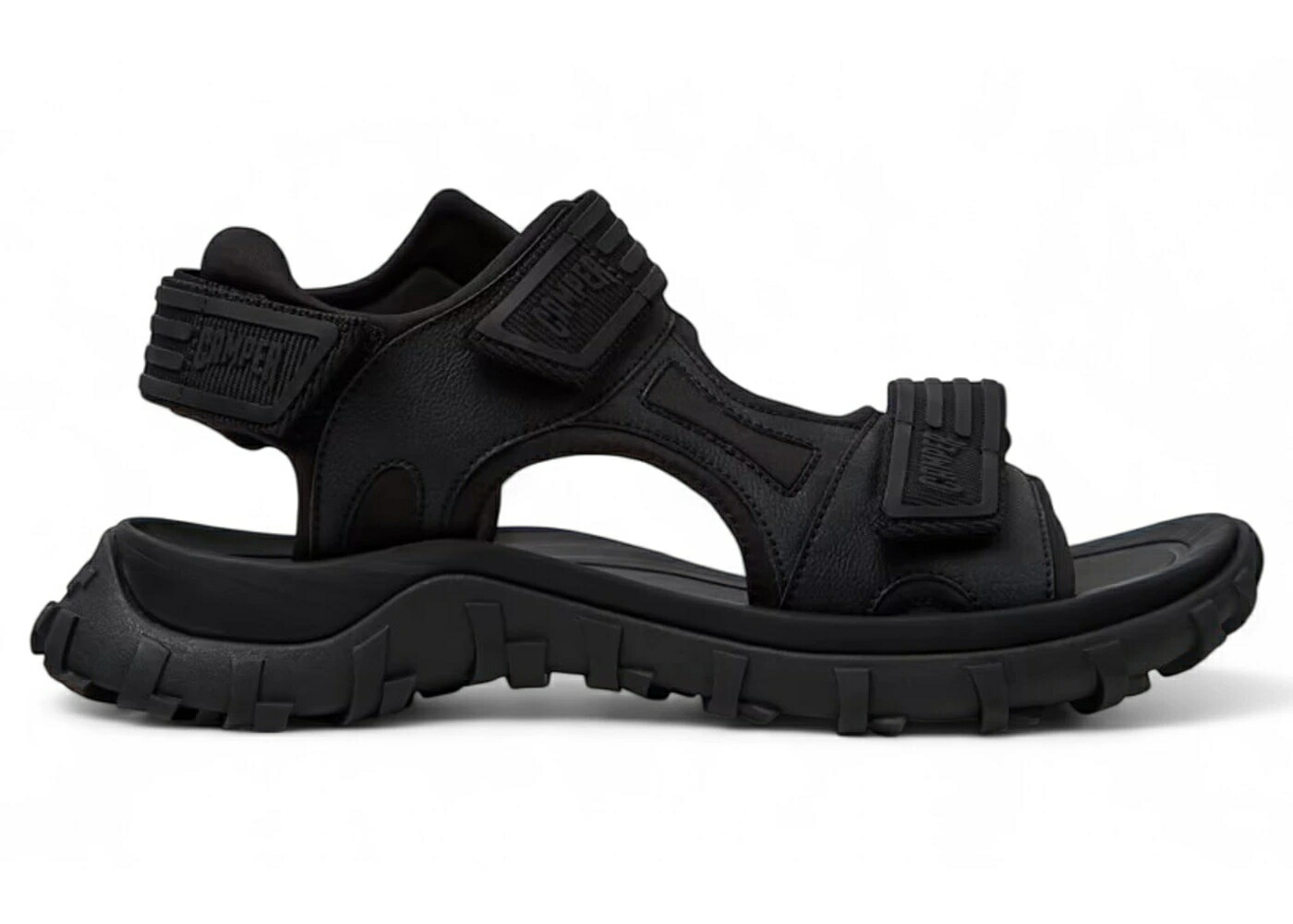 カンペール レザー 黒色 ブラック スニーカー メンズ CAMPER DRIFT TRAIL LEATHER SANDAL BLACK /