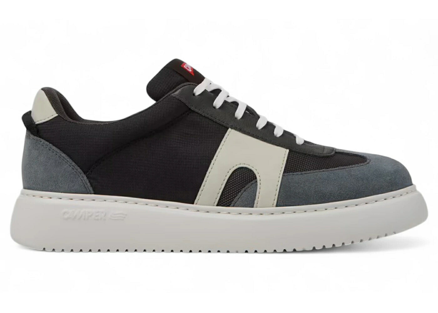 カンペール 黒色 ブラック 灰色 グレー スニーカー メンズ CAMPER RUNNER K21 BLACK GREY /