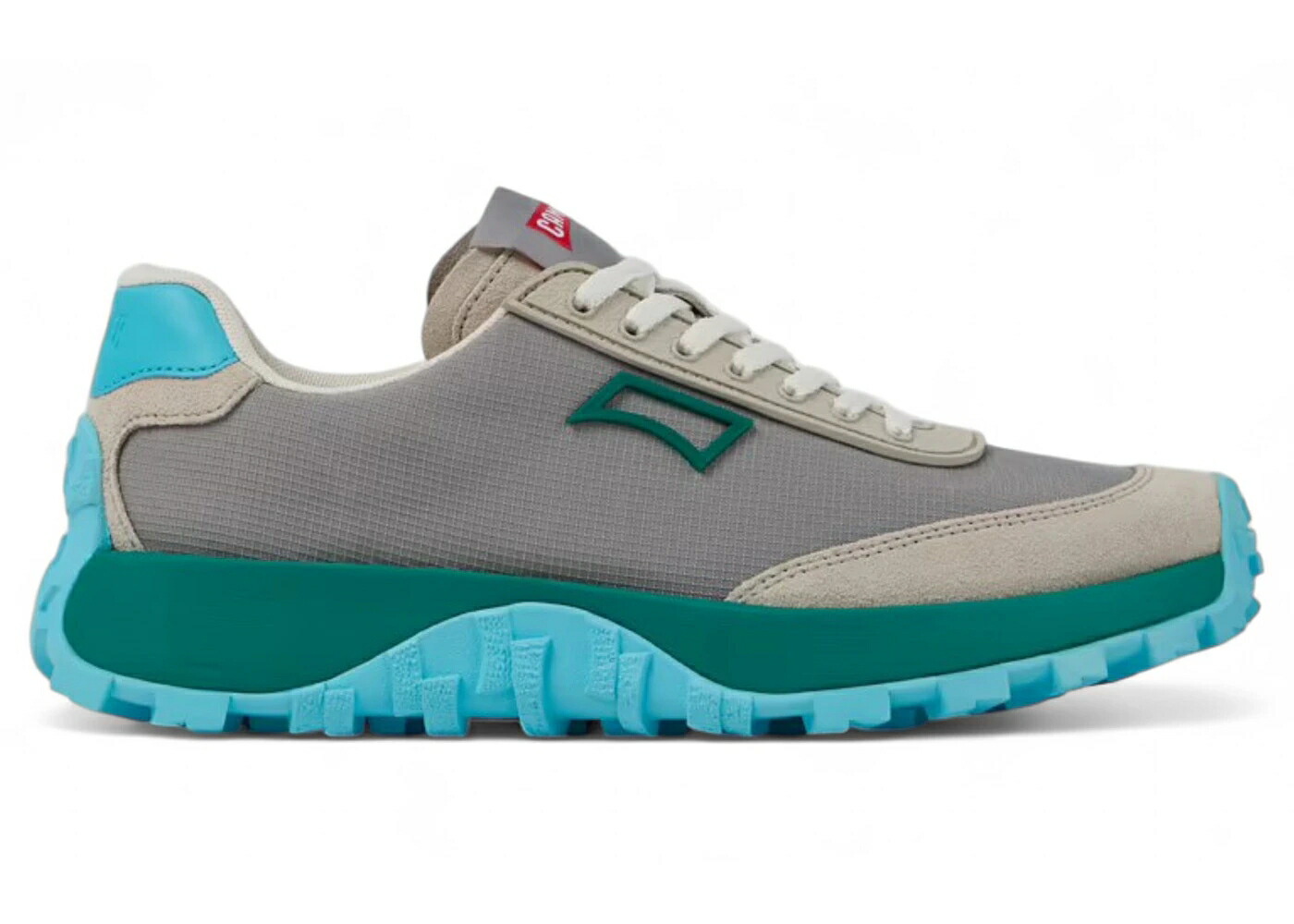カンペール 靴 スニーカー 灰色 グレー 緑 グリーン アクア WOMEN'S レディース CAMPER DRIFT TRAIL VIBRAM SNEAKER GREY GREEN AQUA (WOMEN'S) /