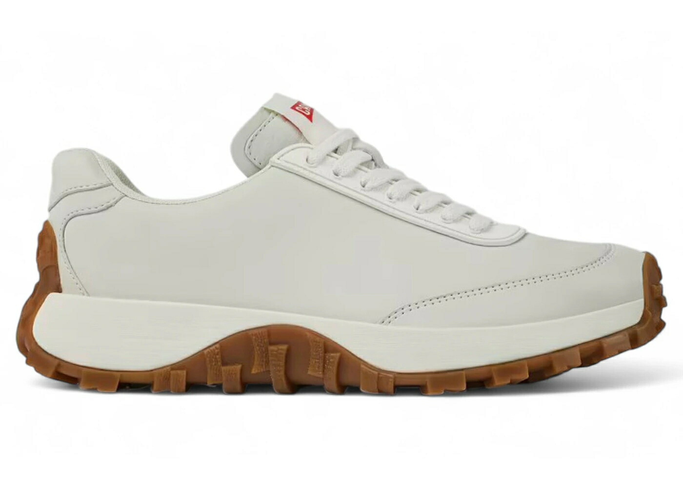 カンペール レザー 靴 スニーカー 白色 ホワイト WOMEN'S レディース CAMPER DRIFT TRAIL LEATHER SNEAKER WHITE GUM (WOMEN'S) /