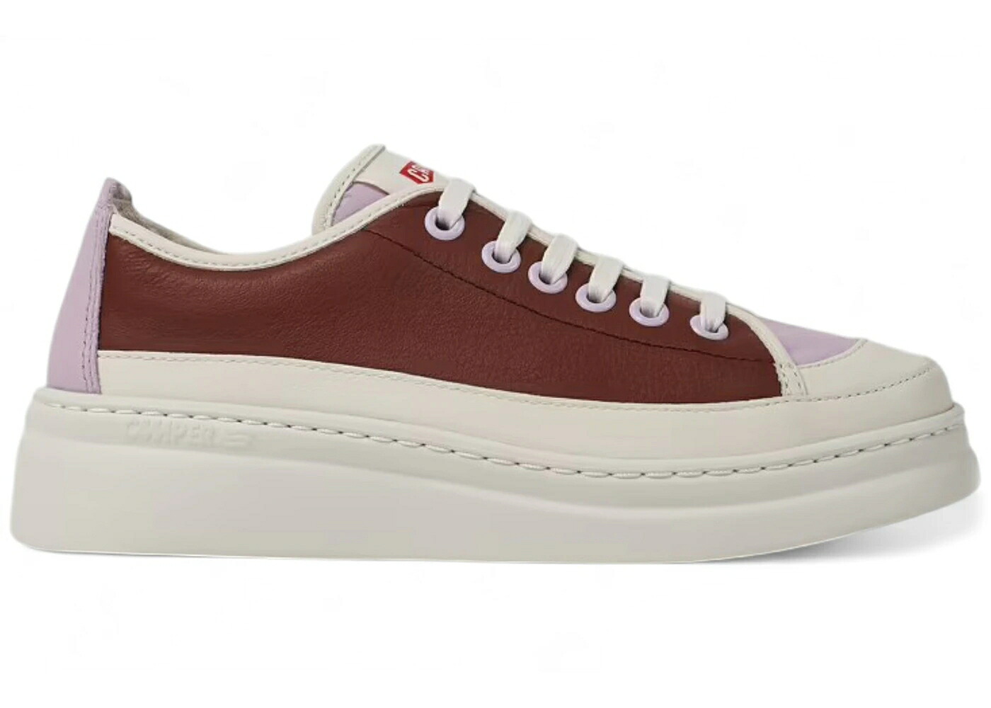 カンペール ツインズ 靴 スニーカー 茶色 ブラウン 橙 オレンジ ピンク WOMEN'S レディース CAMPER TWINS RUNNER UP SNEAKER BROWN ORANGE PINK (WOMEN'S) / MULTI