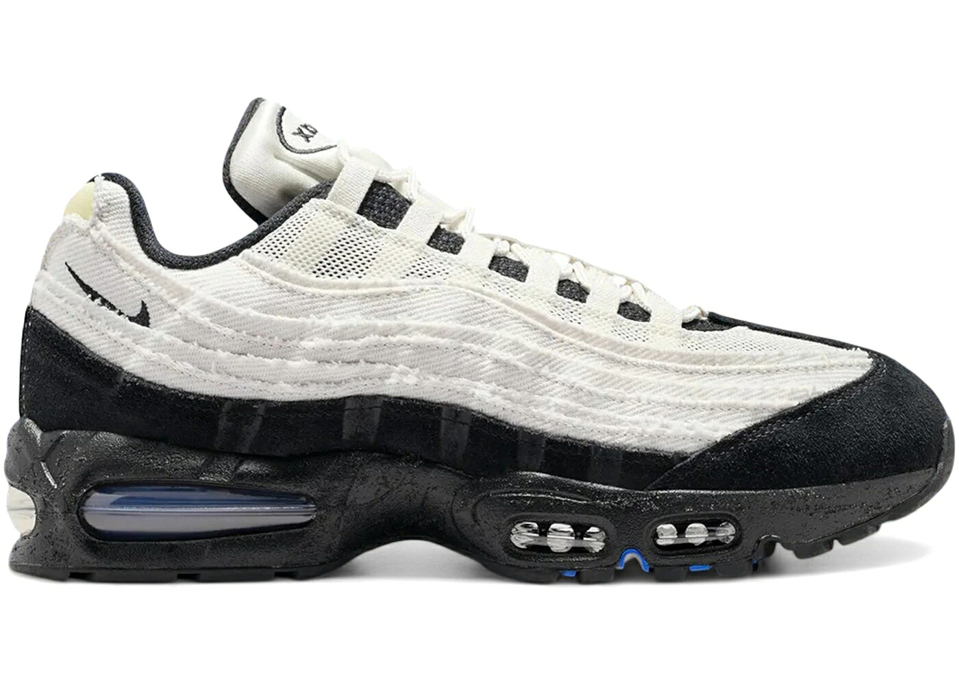 ナイキ マックス バブル シティ 黒色 ブラック 灰色 グレー エアマックス スニーカー メンズ NIKE AIR MAX 95 BIG BUBBLE CITY PACK PARIS ATELIER / BLACK SAIL DARK GREY SMOKE GREY|スニケス