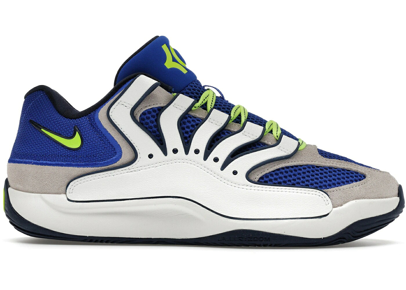 ナイキ 黄味がかった 黄色 スニーカー メンズ NIKE KD 18 SEAT PLEASANT / HYPER ROYAL NEON YELLOW SAIL