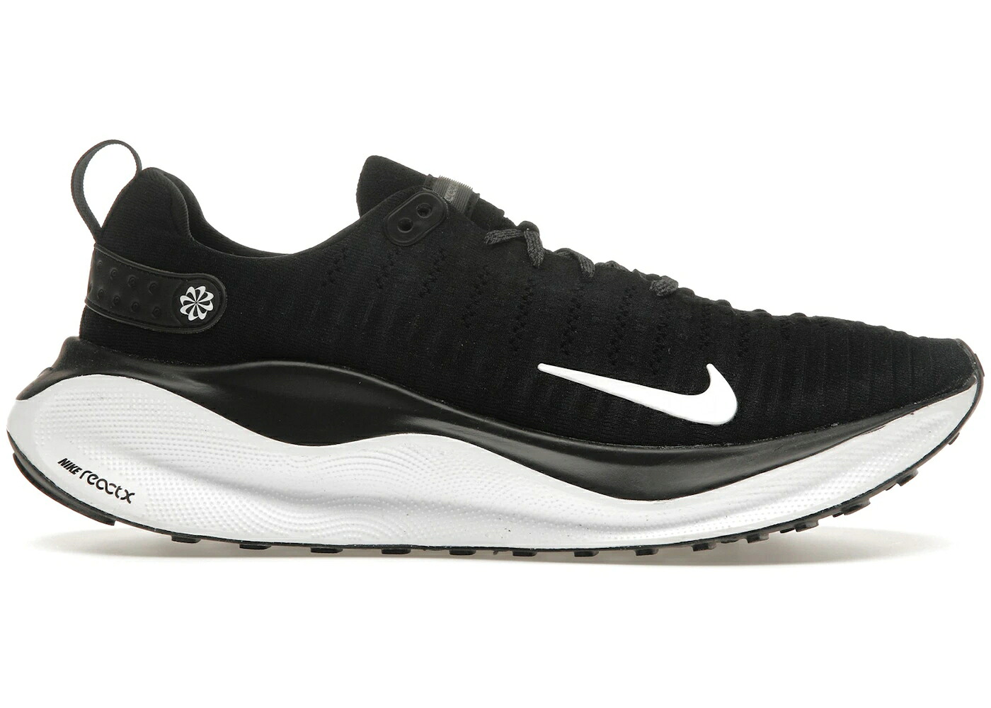 ナイキ 幽客 黒いこと 黒いこと 白いこと 白いこと 薄墨色 薄墨色 スニーカー メンズ NIKE REACTX INFINITY RUN 4 BLACK WHITE / BLACK WHITE DARK GREY