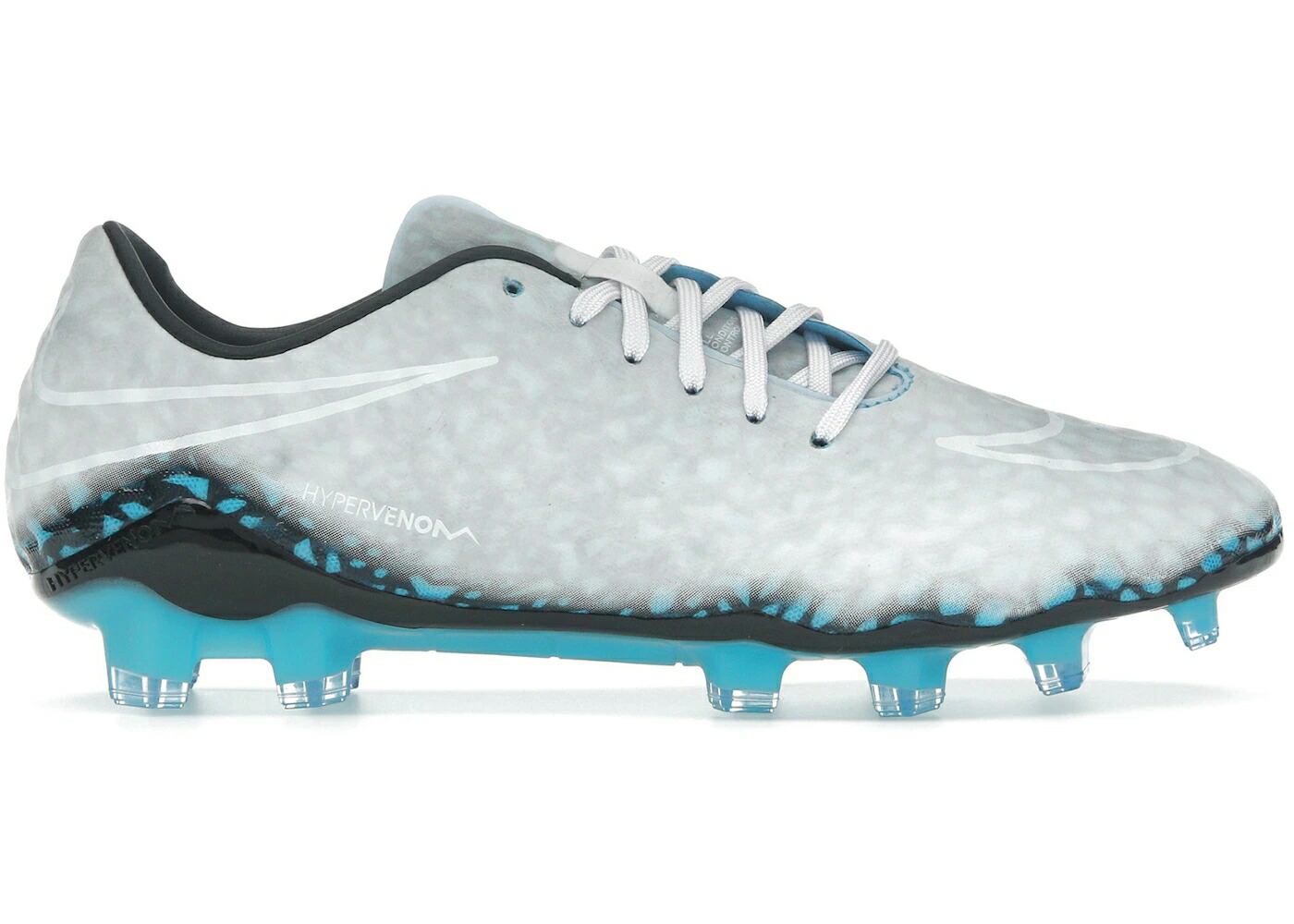 ナイキ ハイパーベノム 白色 ホワイト 青色 ブルー 黒色 ブラック スニーカー メンズ NIKE HYPERVENOM PHANTOM 1 FG WHITE PHOTO BLUE / WHITE BLACK PHOTO BLUE