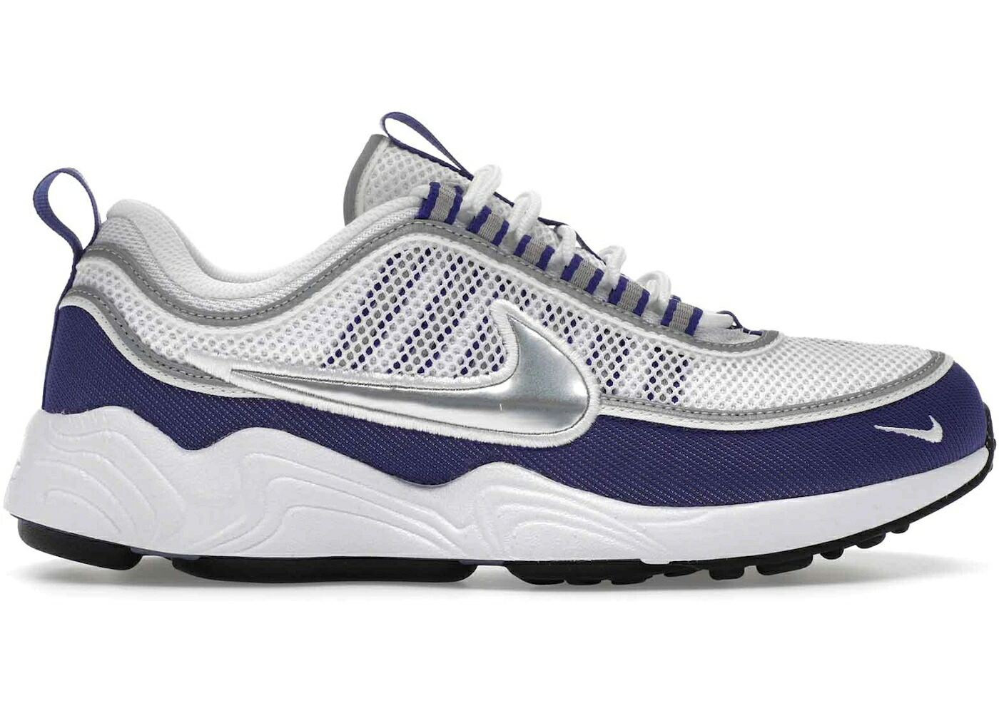 ナイキ 望遠レンズ 調和 コン吊りひも 白いこと 白いこと しろがね色 しろがね色 スニーカー メンズ NIKE AIR ZOOM SPIRIDON SP CONCORD / WHITE METALLIC SILVER LIGHT