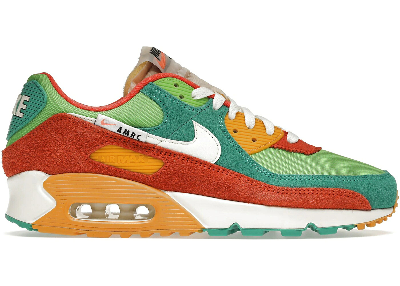 ナイキ マックス クラブ ローマ 緑 グリーン 橙 オレンジ エアマックス スニーカー メンズ NIKE AIR MAX 90 SE RUNNING CLUB / ROMA GREEN SAIL ORANGE MEAN|スニケス