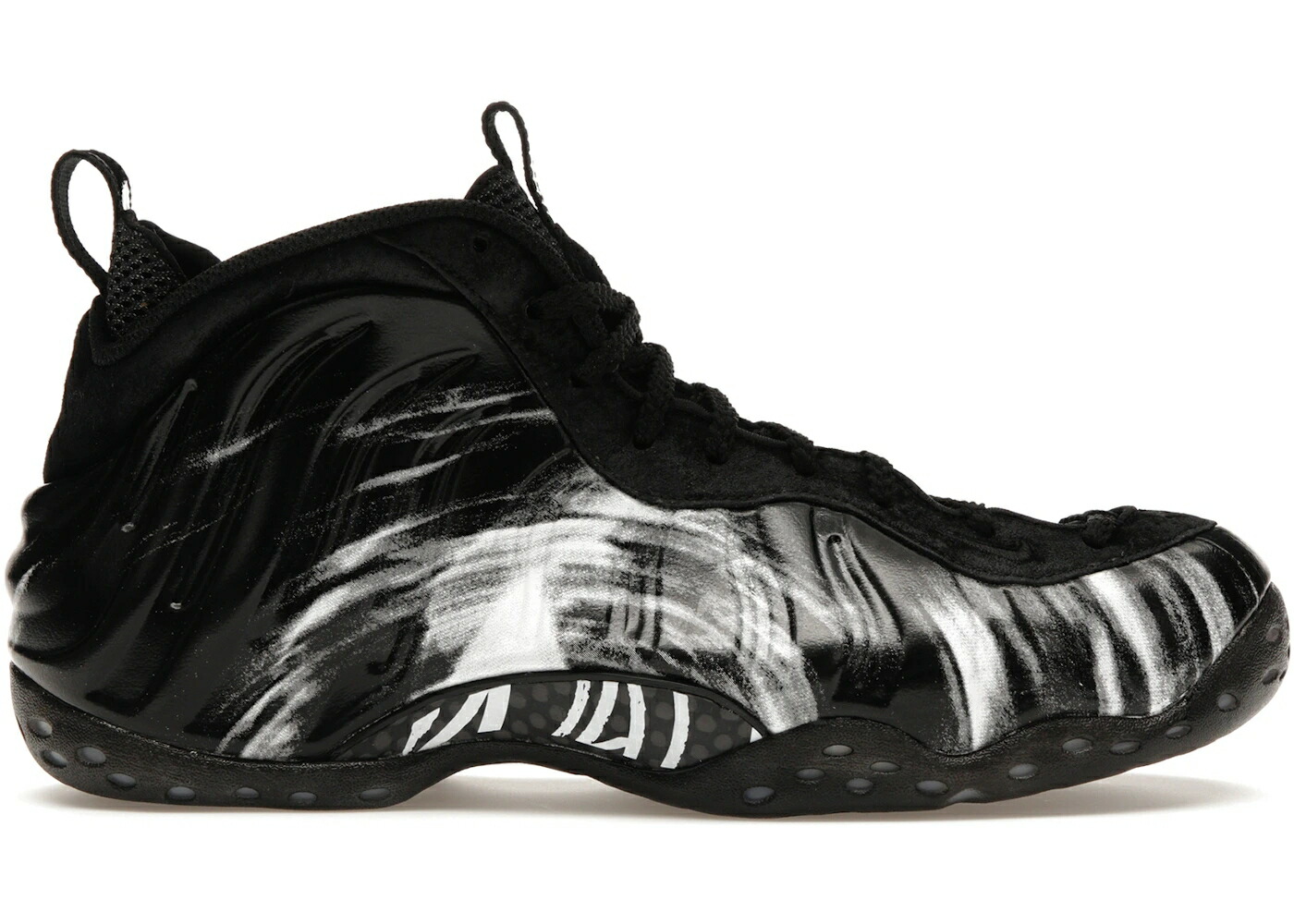 ナイキ フォームポジット ドリーム 黒色 ブラック 白色 ホワイト エアフォームポジットワン スニーカー メンズ NIKE AIR FOAMPOSITE ONE DREAM A WORLD BLACK / BLACK WHITE BLACK